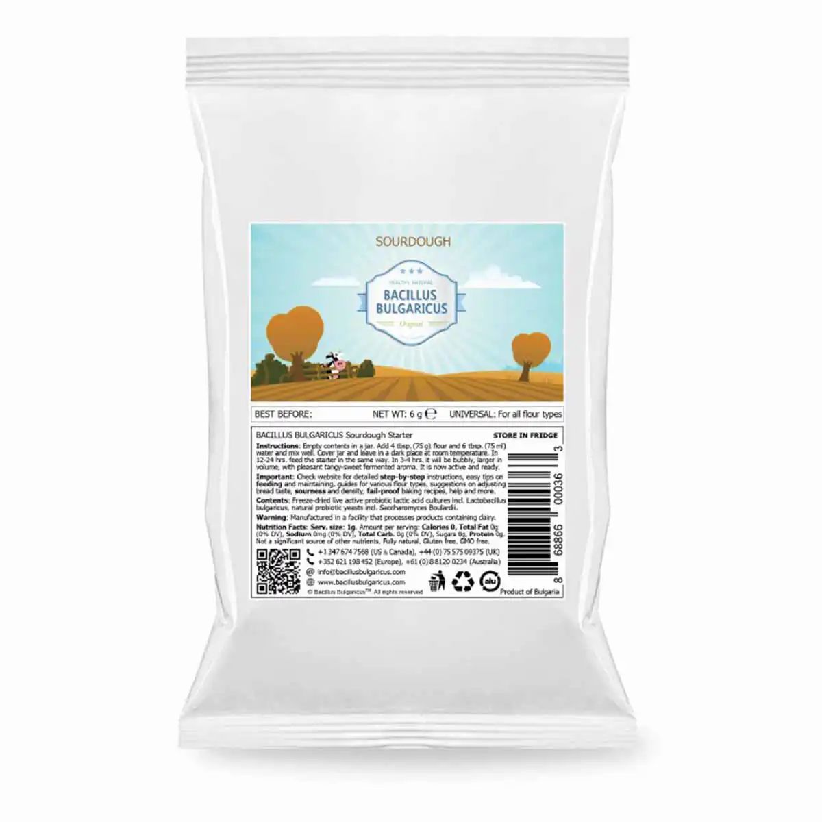 BACILLUS BULGARICUS Sauerteig-Starterkultur für echten Sauerteig