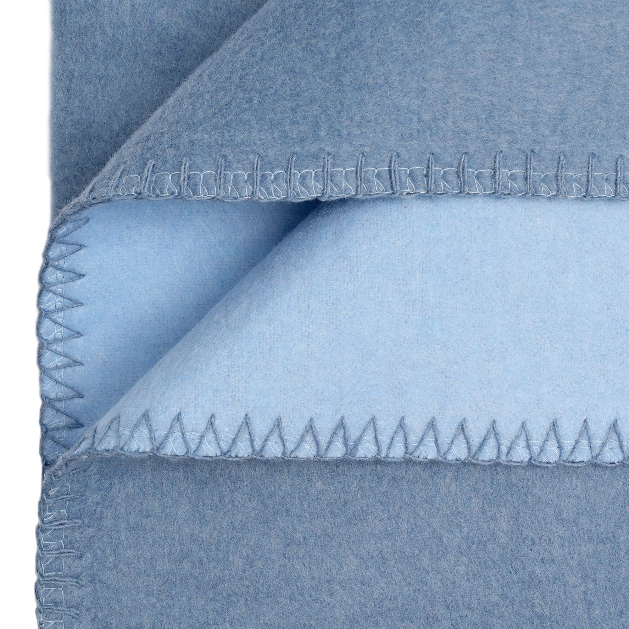 yogabox Yogadecke / Meditationsdecke zweifarbig - 200 x 150 x 1,0 cm - zucchero / lightblue