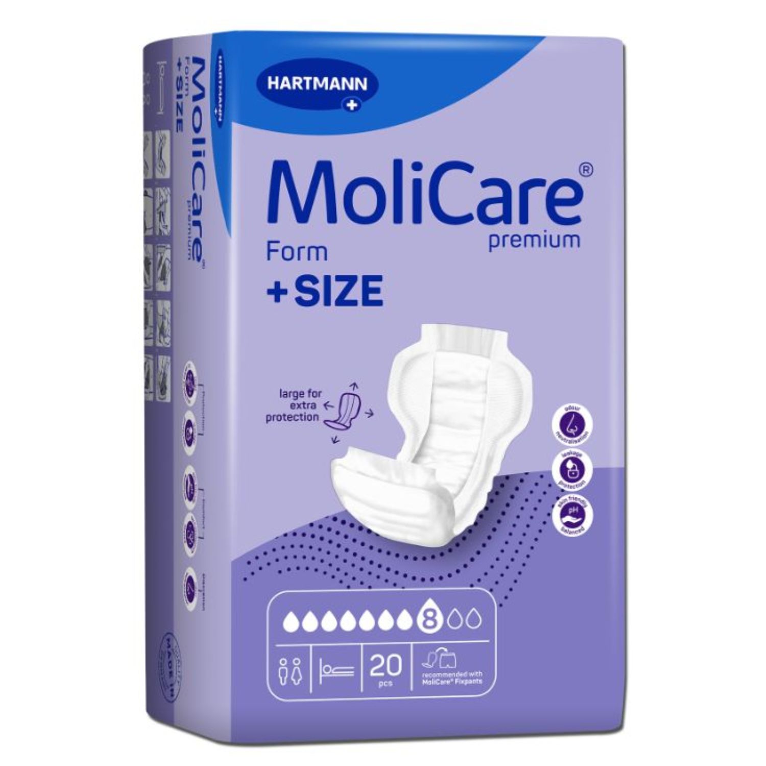 Molicare Premium Form Size 8 Tropfen 25 St Shop Apotheke