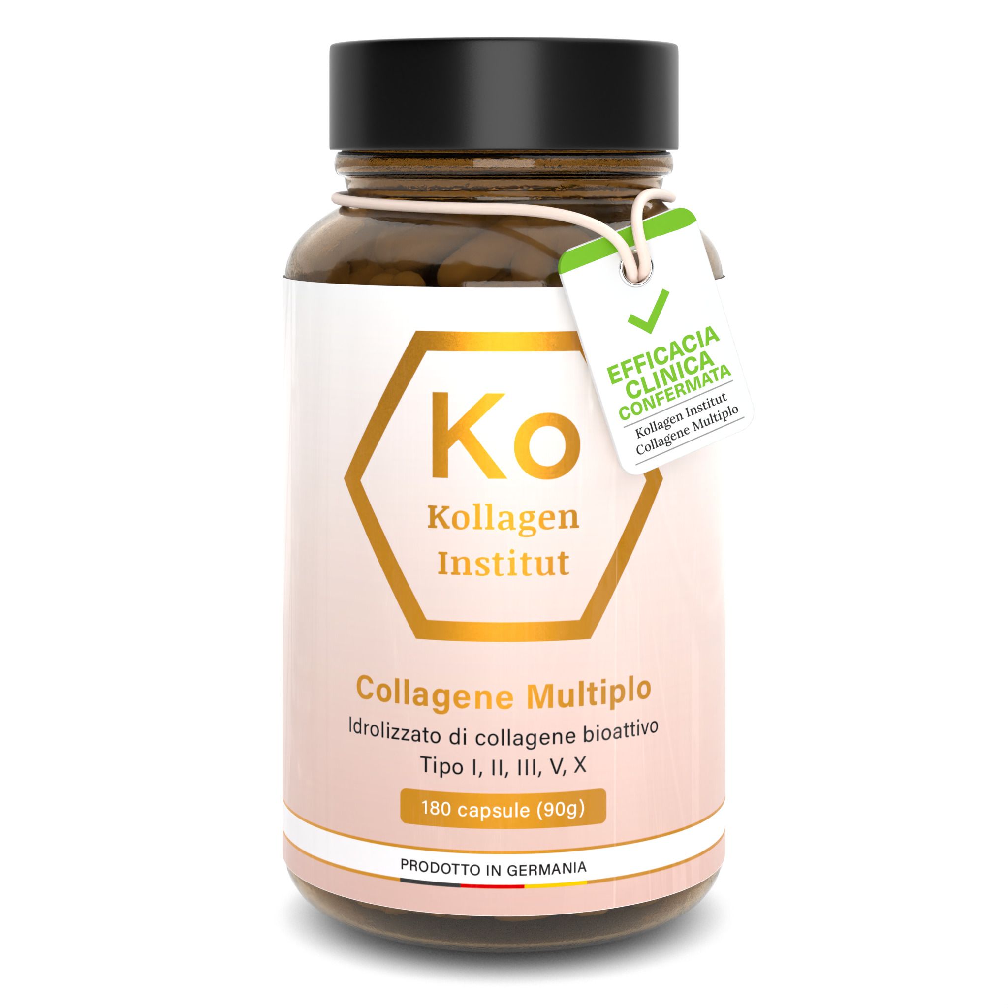 Kollagen Institut capsule di collagene multi-tipo - tipo I, II,III, V, X
