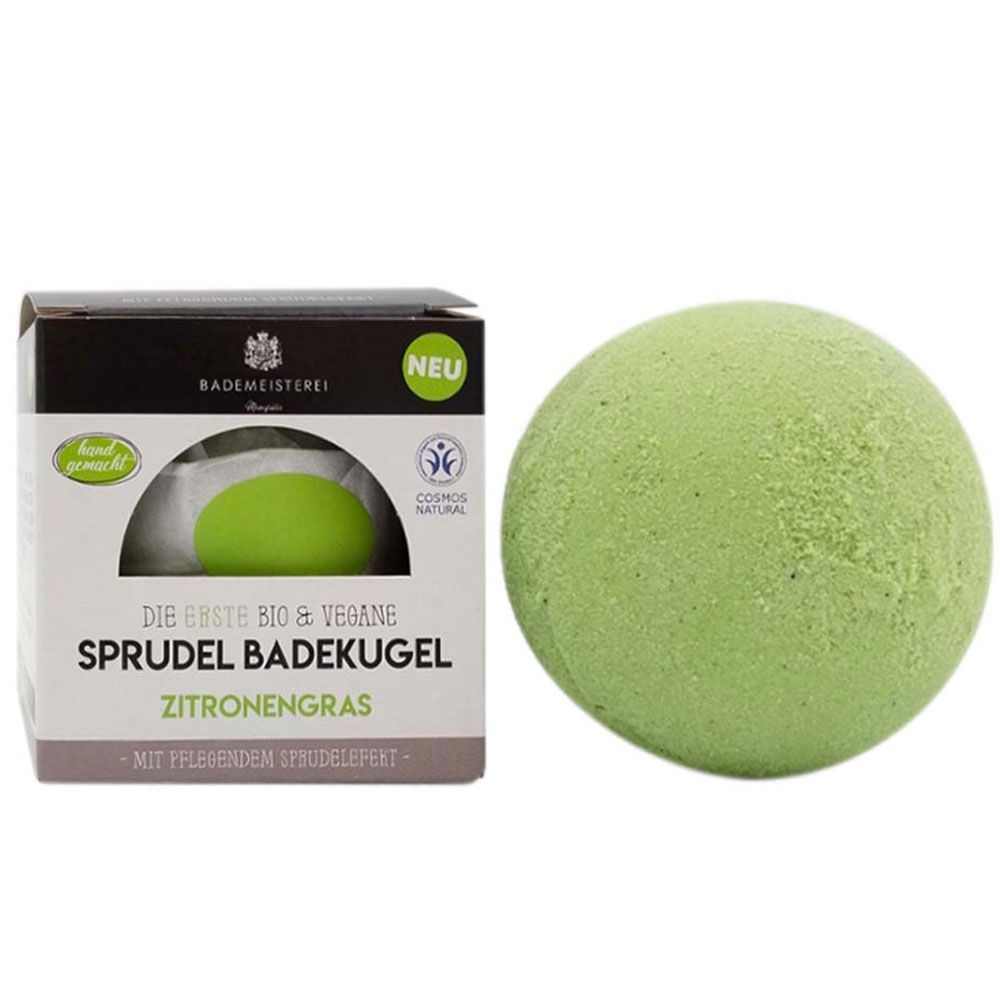Bademeisterei Sprudel Badekugel Zitronengras 1 St