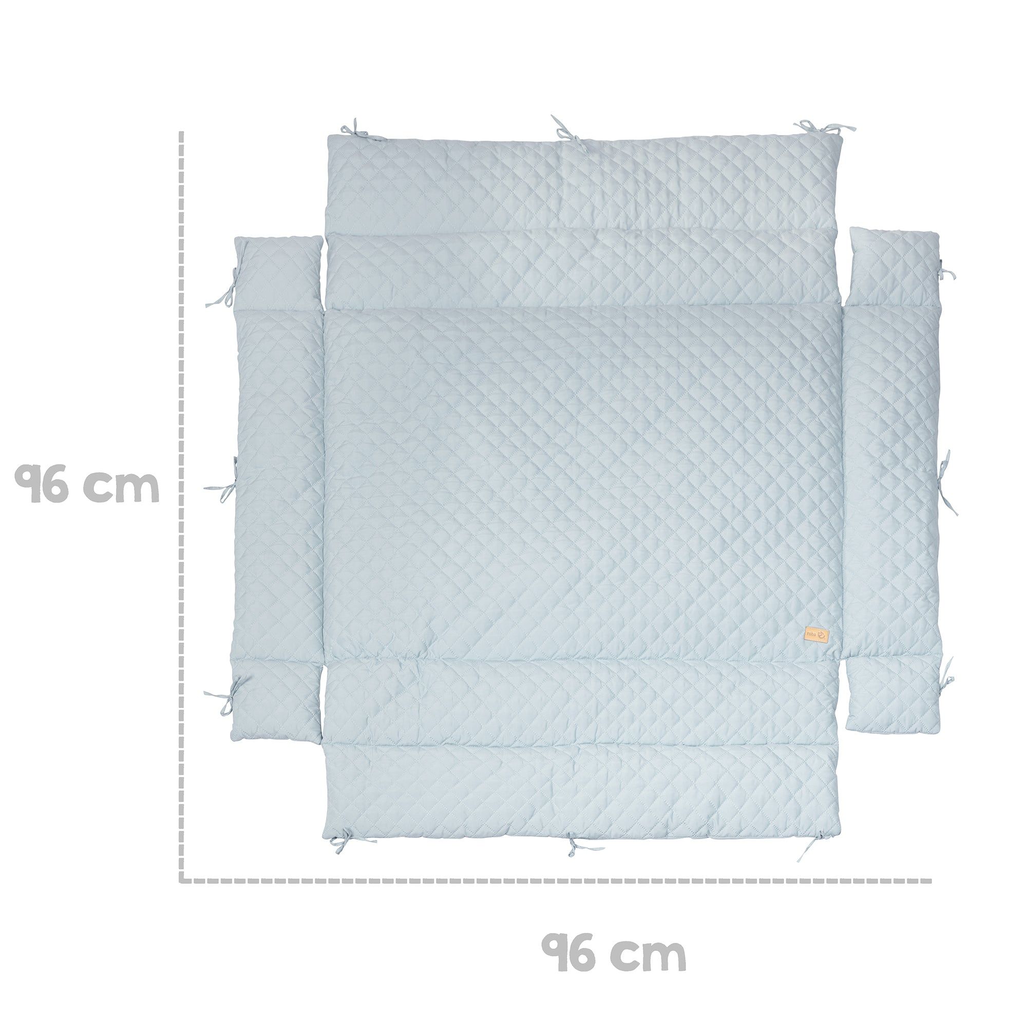 roba Laufgittereinlage 'roba Style', Laufgitter 75x100 cm - 100x100 cm, Seitenpolster