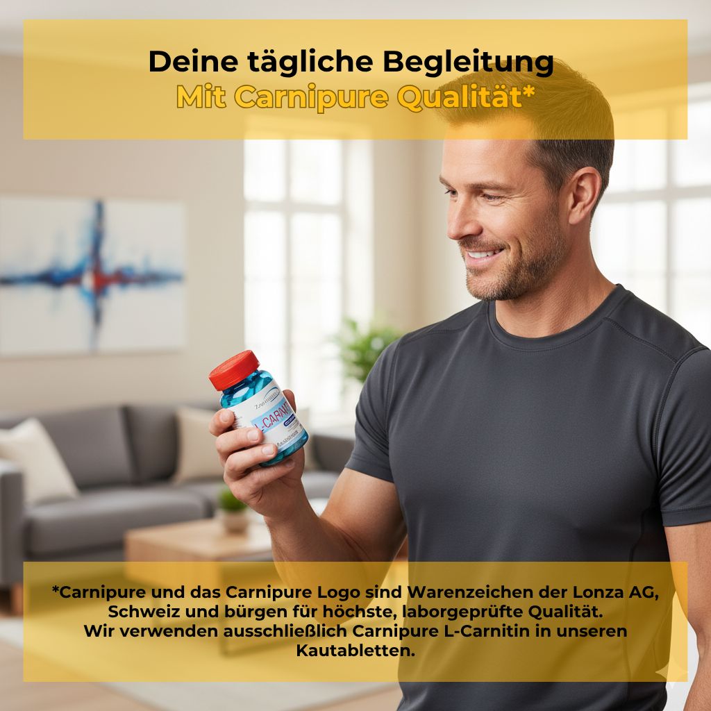 Zenvitalis L-Carnitin 100 Kautabletten mit Citrus-Orange Geschmack