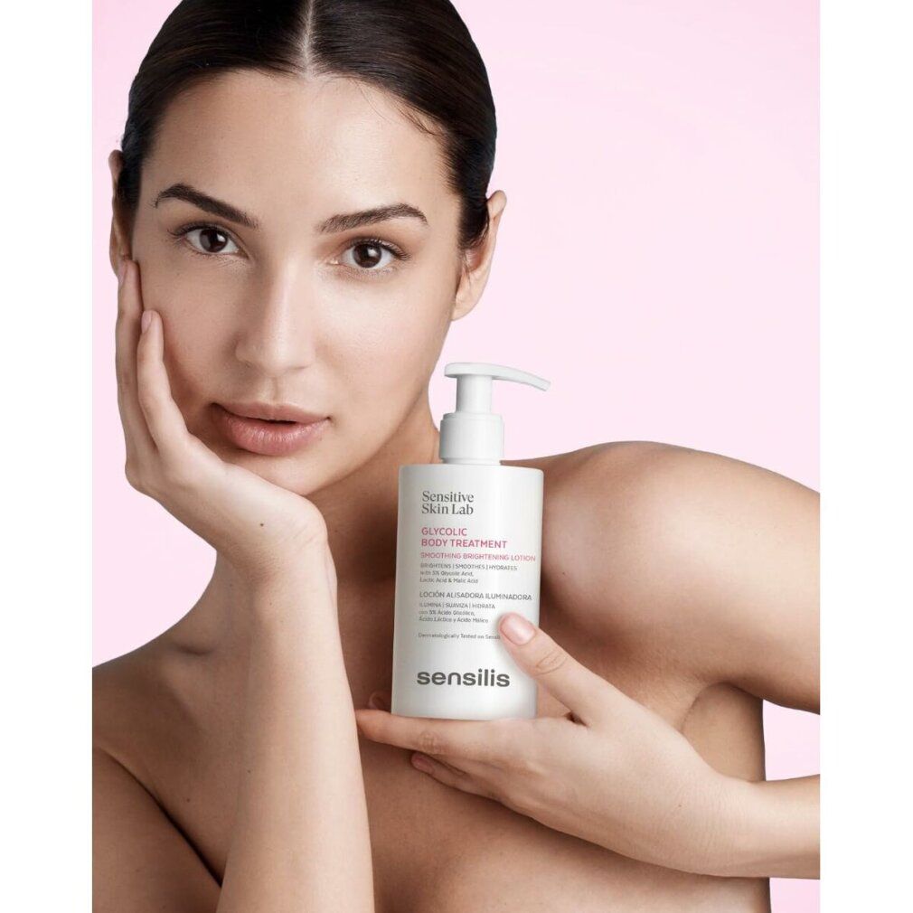 glycolic body treatment aufhellende und glättende körperlotion