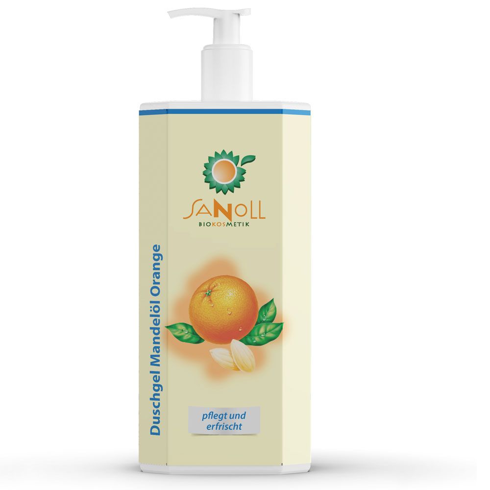 Sanoll Duschgel Mandelöl-Orange 1 l