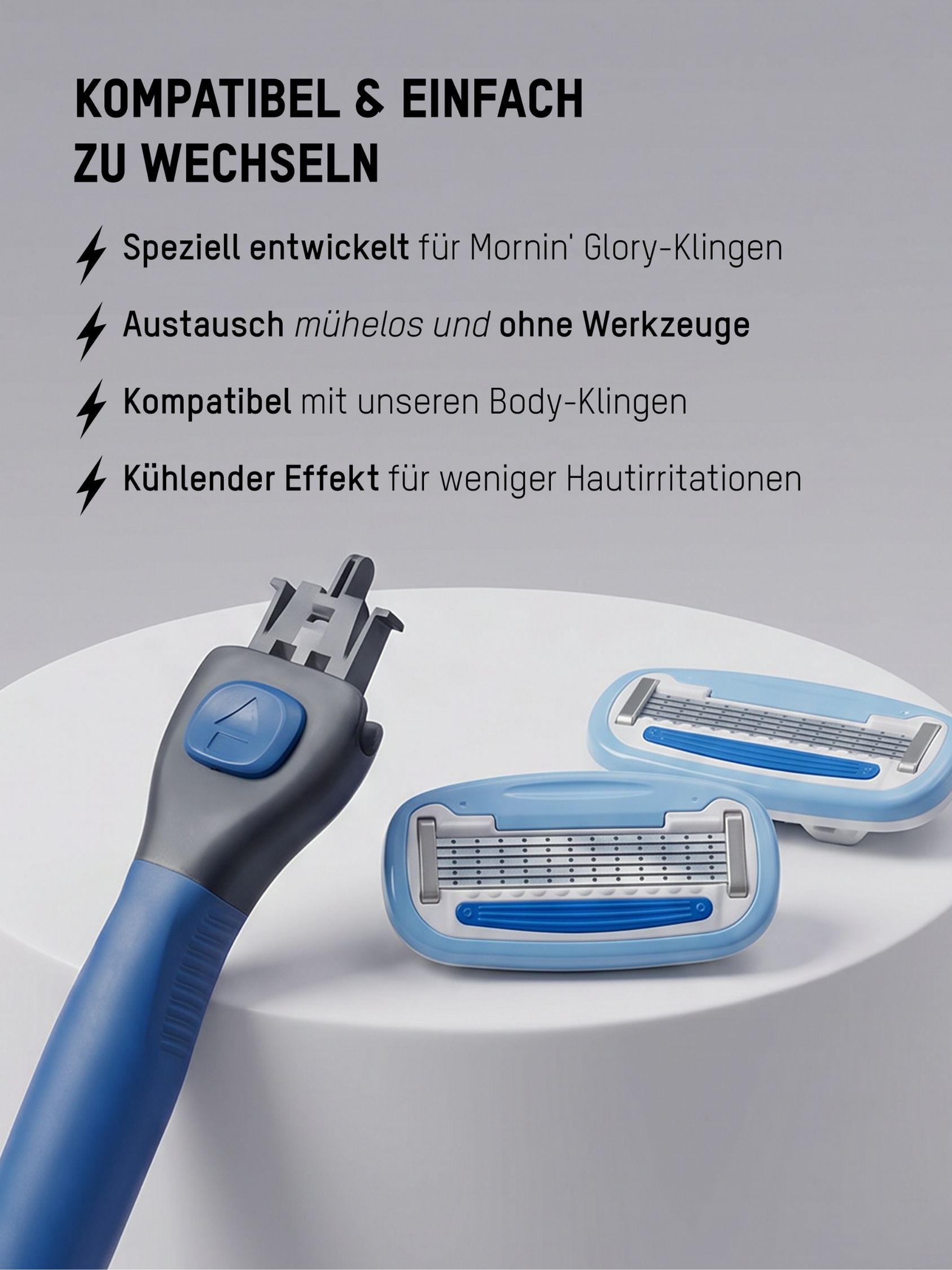 Mornin' Glory Ersatzgriff für Body Rasierer