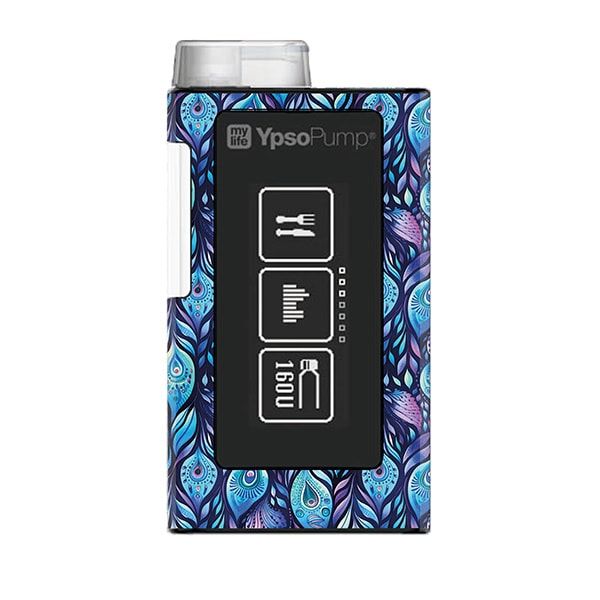 Diasticker® Mylife Ypsopump Sticker "Batik Peacock"