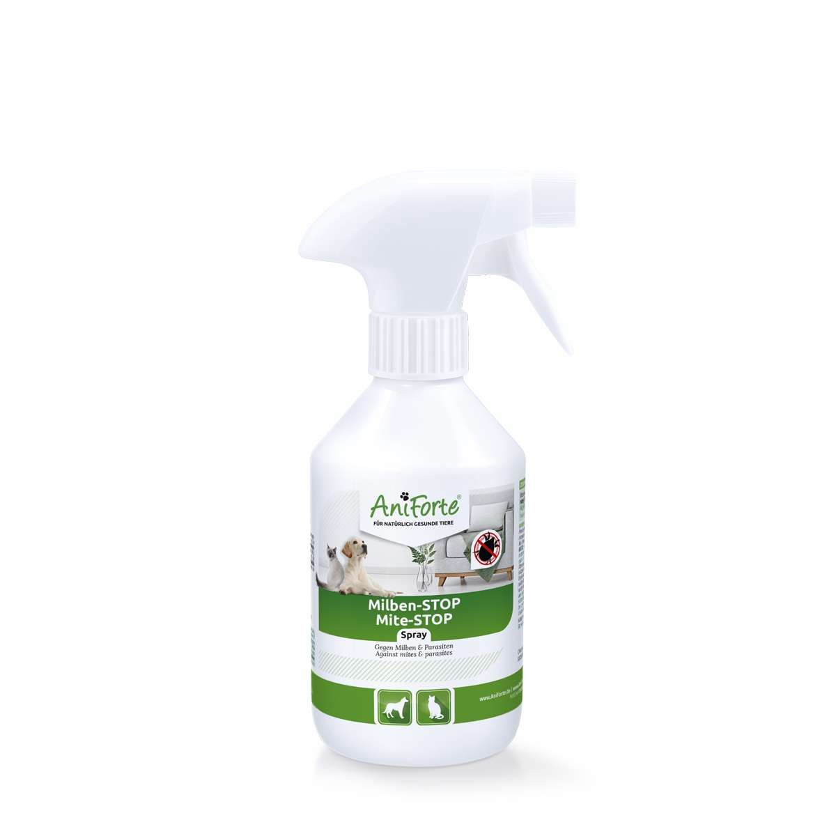 Milben-STOP Spray für Hunde, Katzen, Pferde & Co. - AniForte®