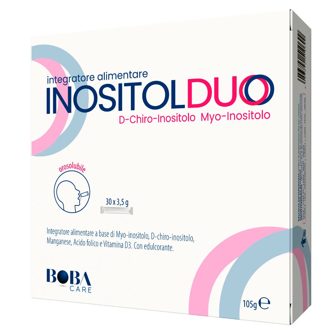 Myo Inositolo 2000 mg + D-Chiro Inositolo 400 mg – Con acido Folico 400 µg e Vitamina D3 2000 UI