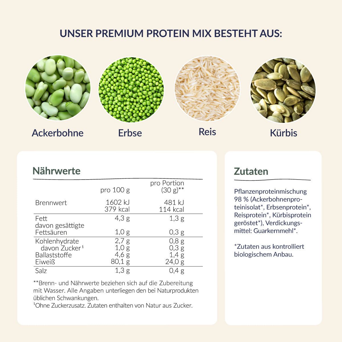 Pelster's Veganes Bio Proteinpulver Typ Neutral