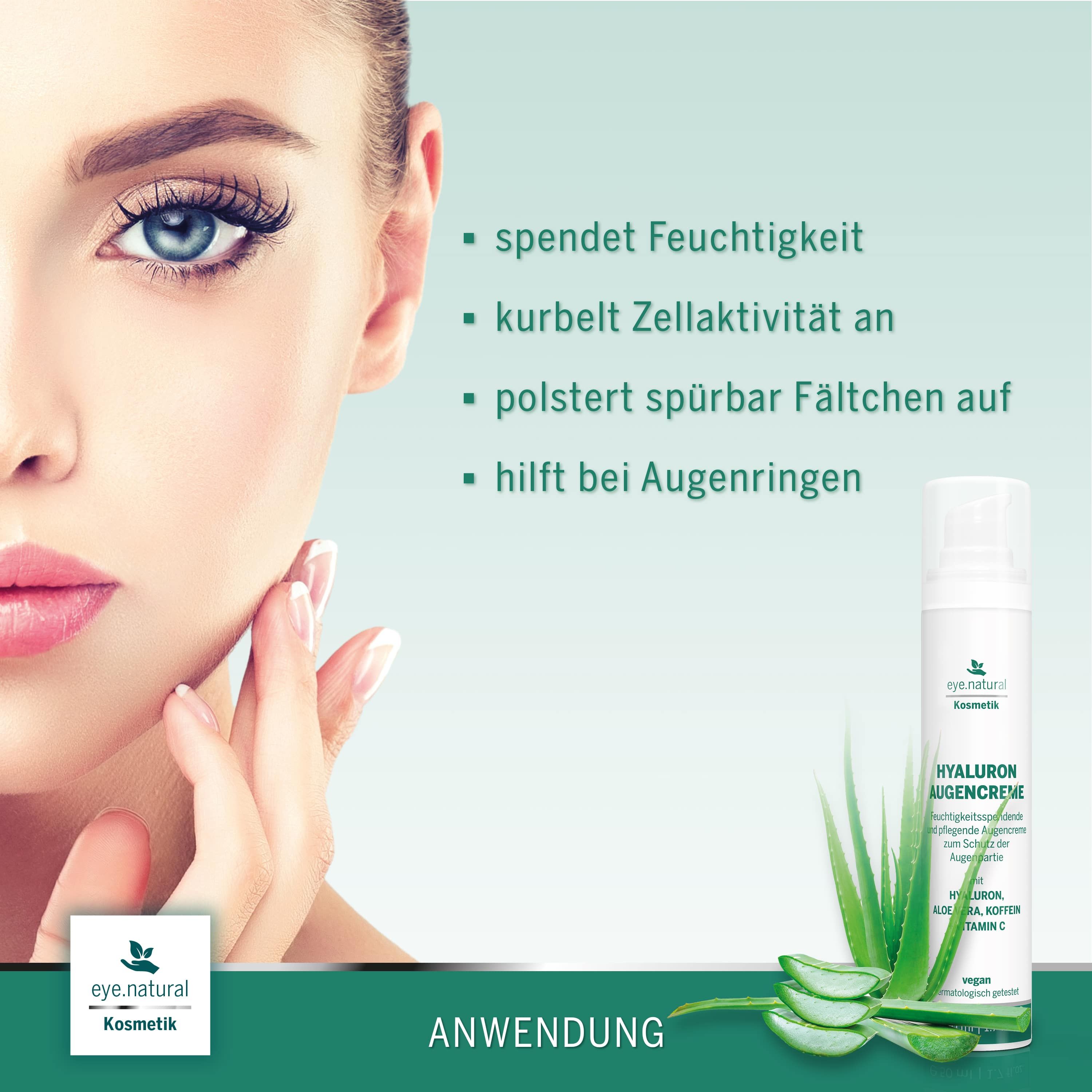 eye.natural // Hyaluron Augencreme