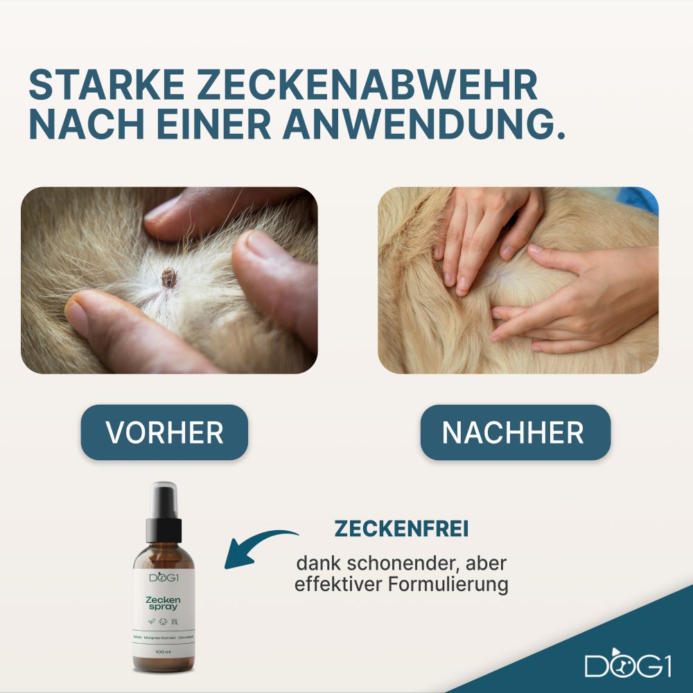 DOG1 Zeckenspray für Hunde