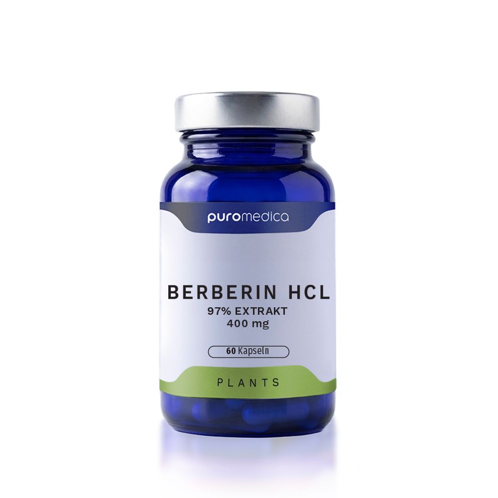 Puromedica Berberin HCl Hydrochlorid 60 St Kapseln