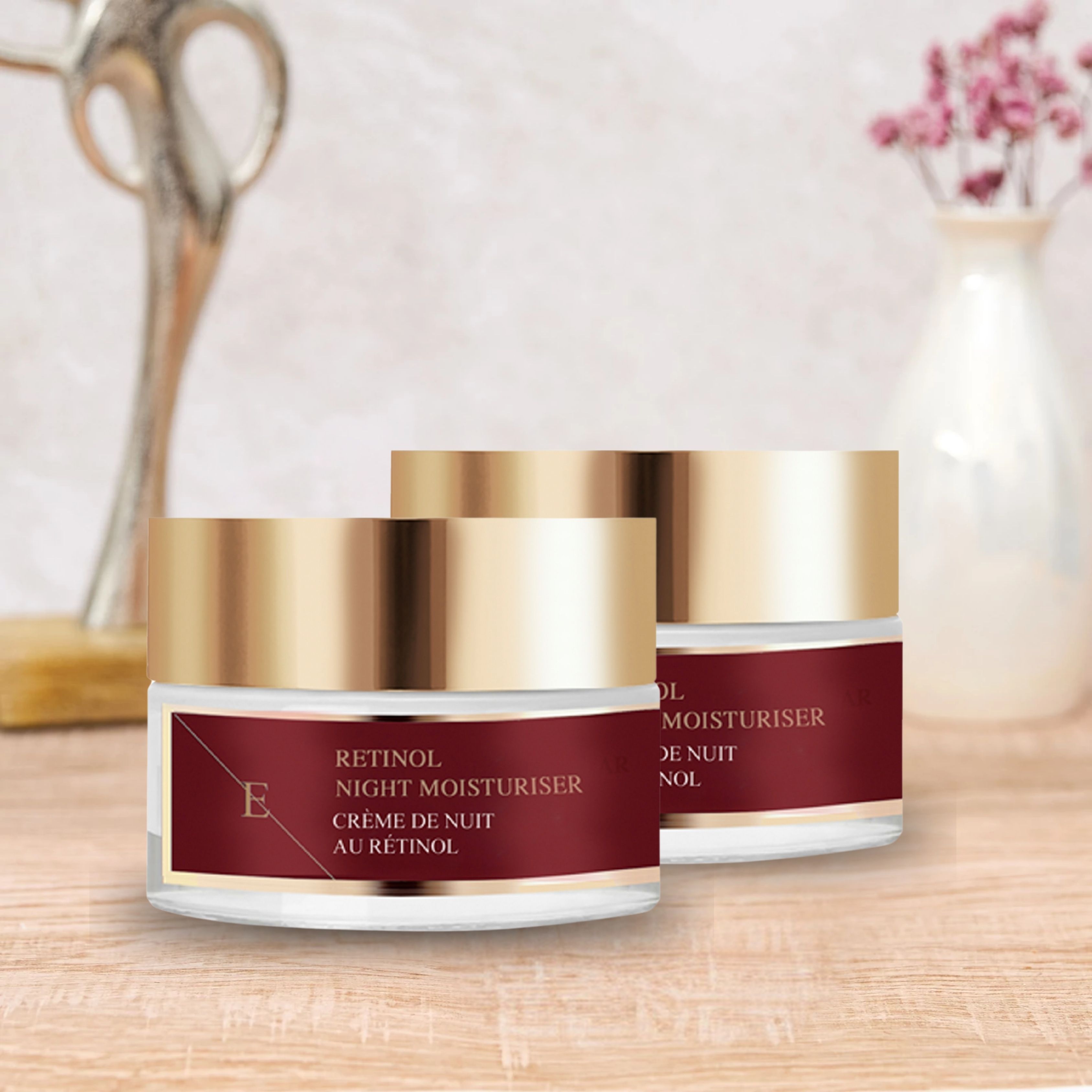ErthSkin London  Retinol Nachtfeuchtigkeitscreme set
