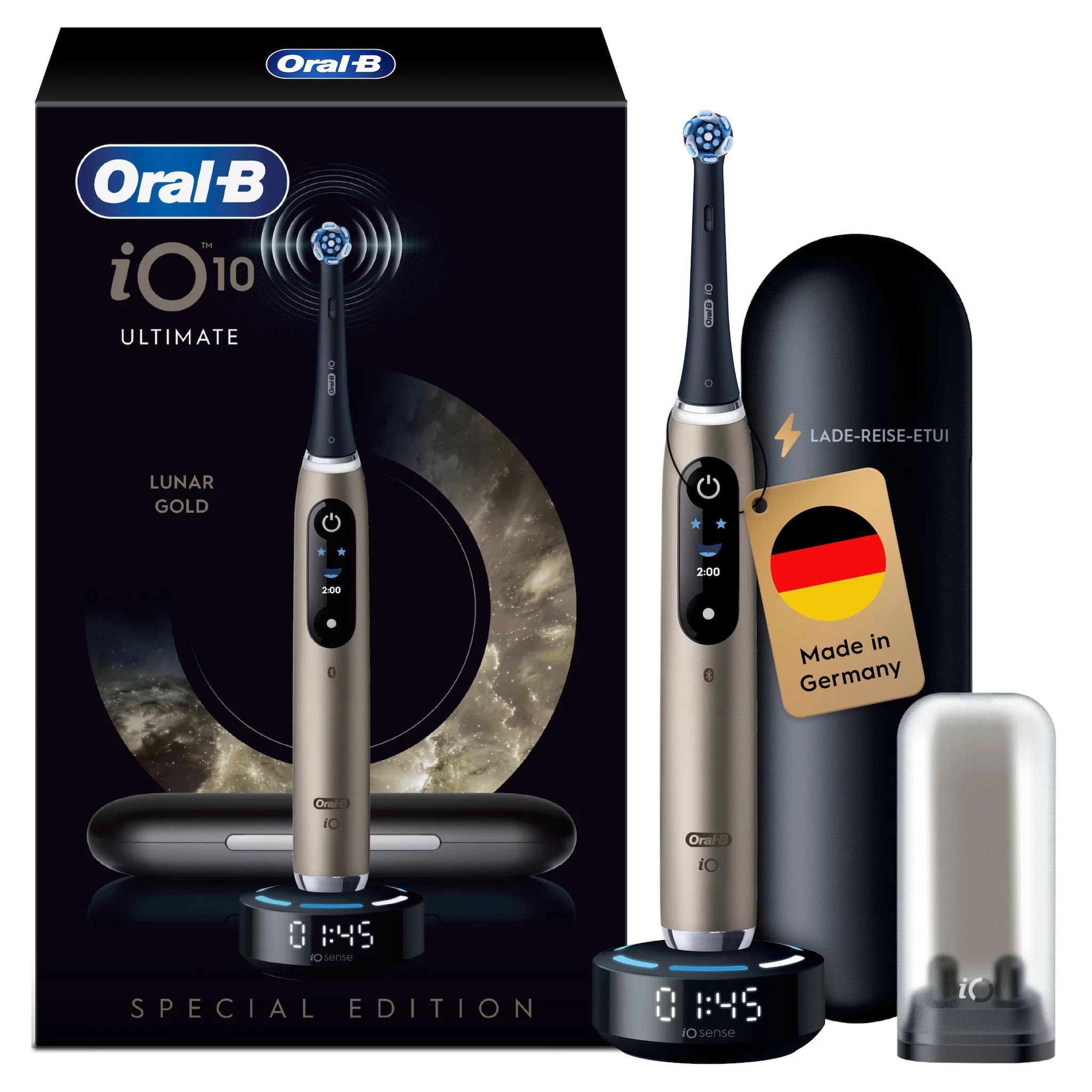 Oral-B iO Series 10 Lunar Gold Special Edition Elektrische Zahnbürste 1 St