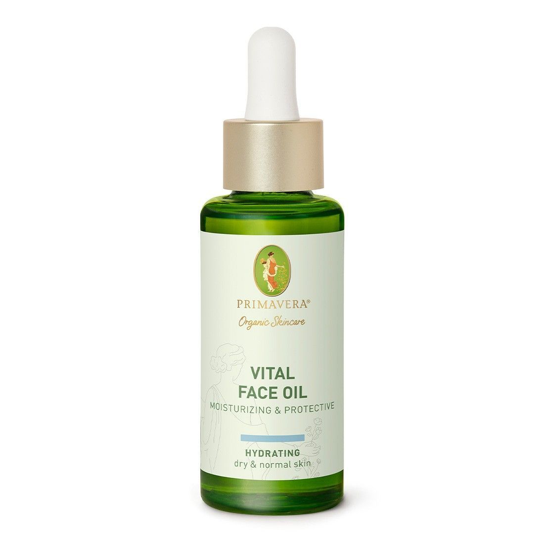 Primavera Organic Skincare Vital Face Oil Moisturizing & Protective Hydrating
