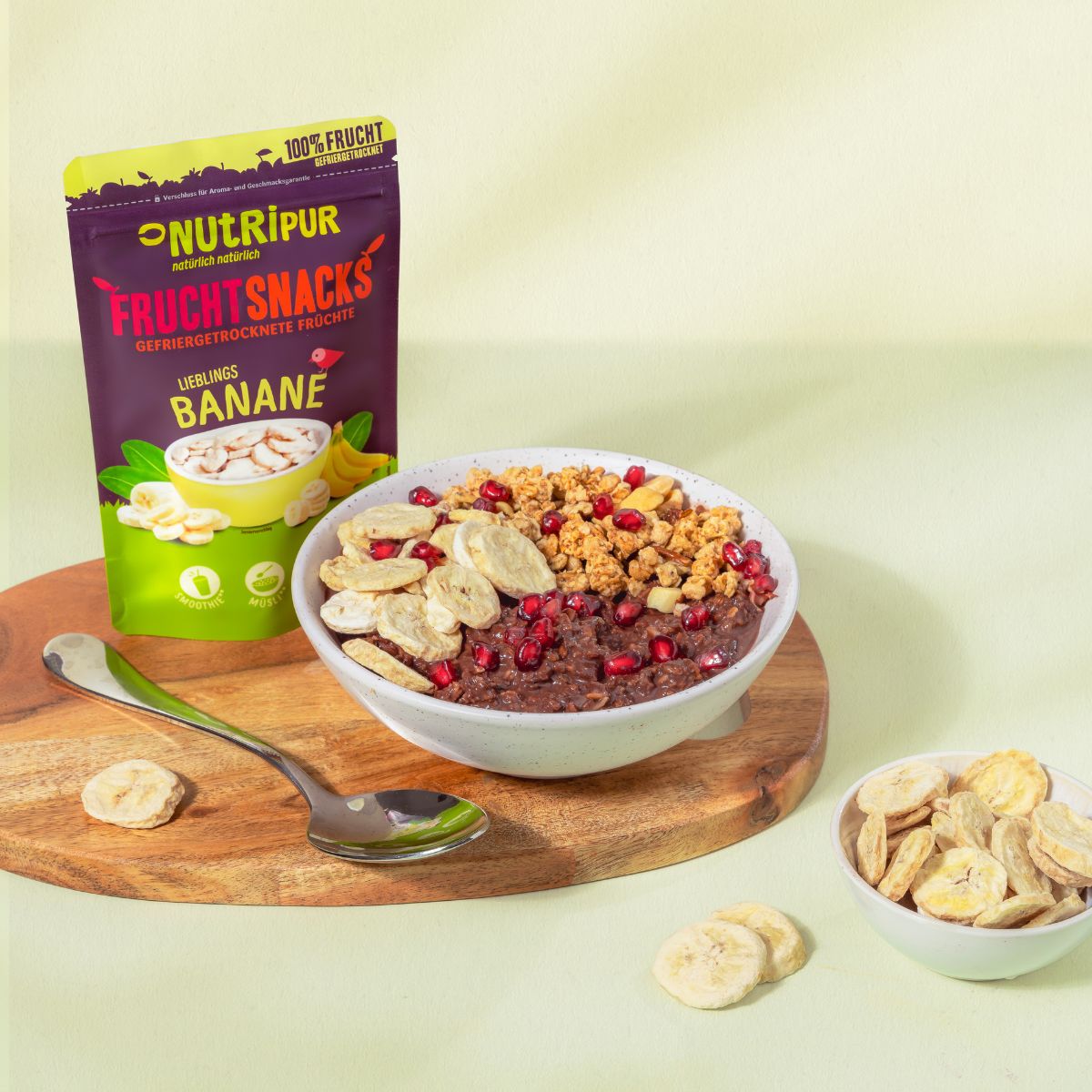 NutriPur gefriergetrocknete Früchte, Bananen