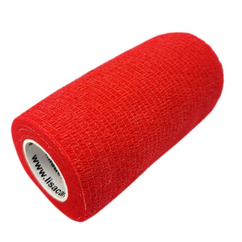 LisaCare kohäsive Bandage - Rot - 10cm x 4,5m