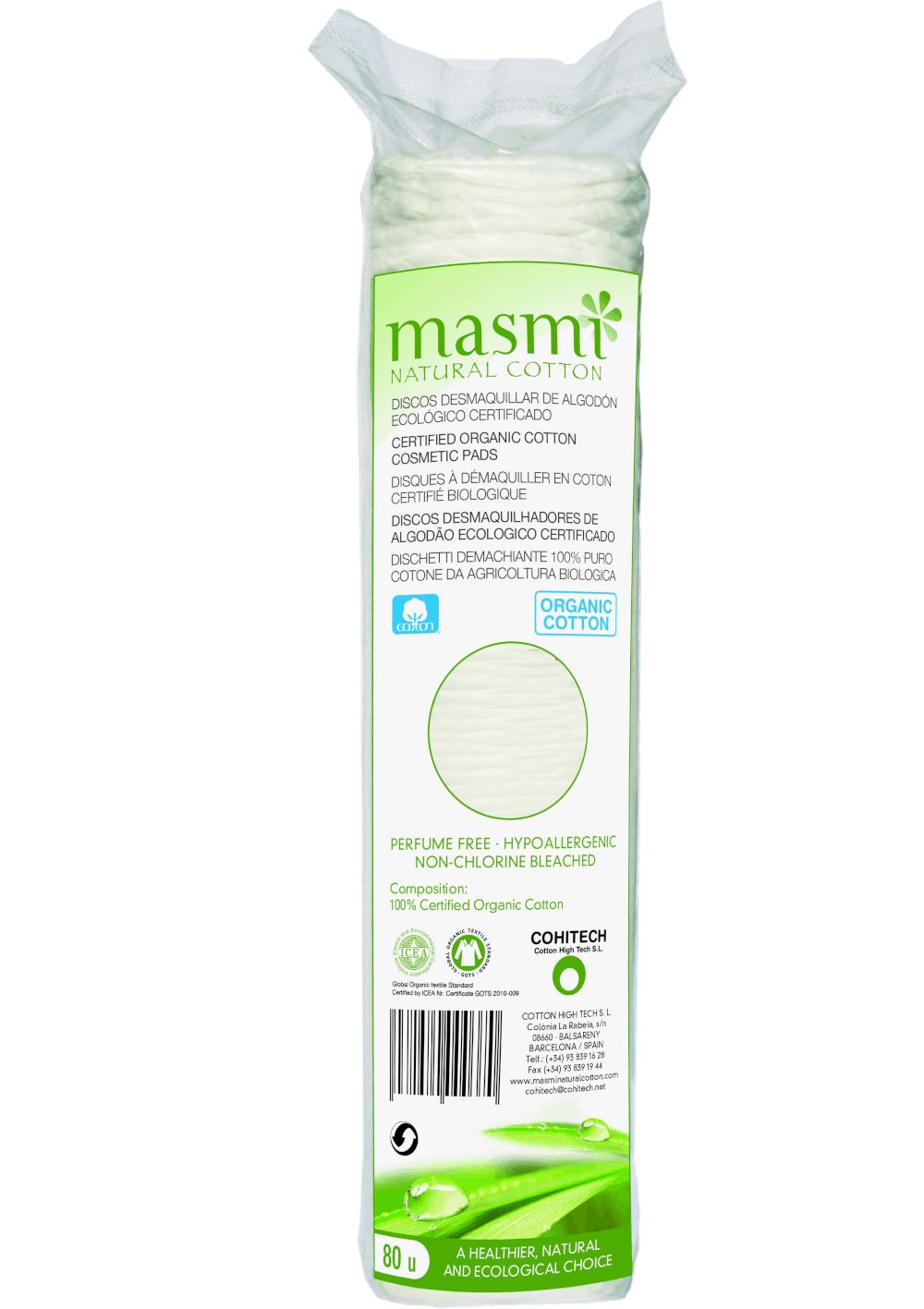 Masmi Bio Kosmetikpads 80 St