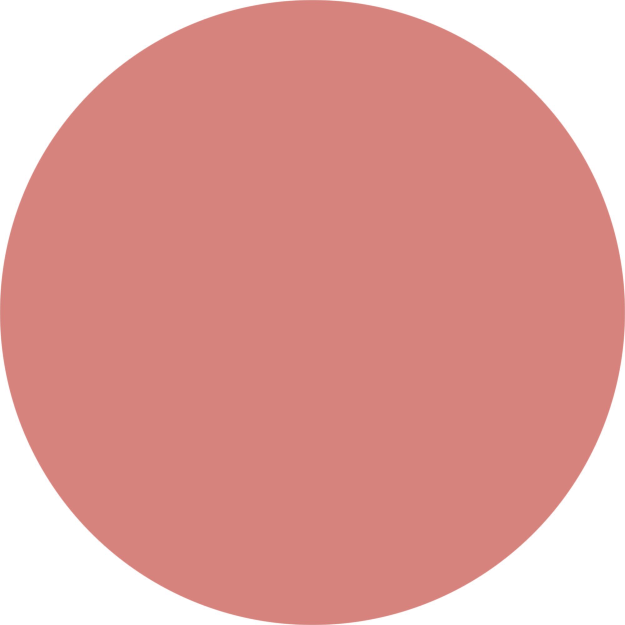 Kreisförmiger Farbfleck in Rosa. Der Kreis ist gleichmäßig gefärbt.
