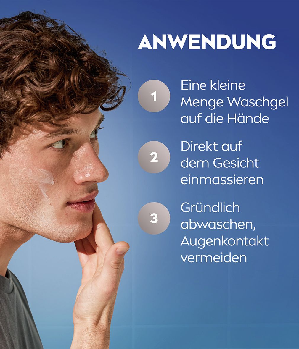 NIVEA MEN HydroCare Gesichtswaschgel XXL