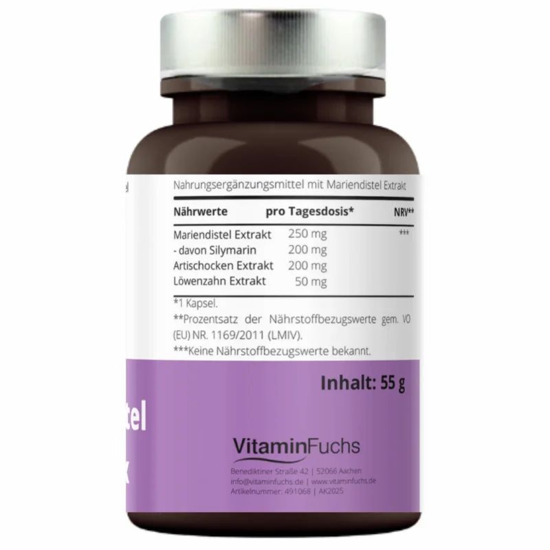 Mariendistel Komplex von Vitamin Fuchs