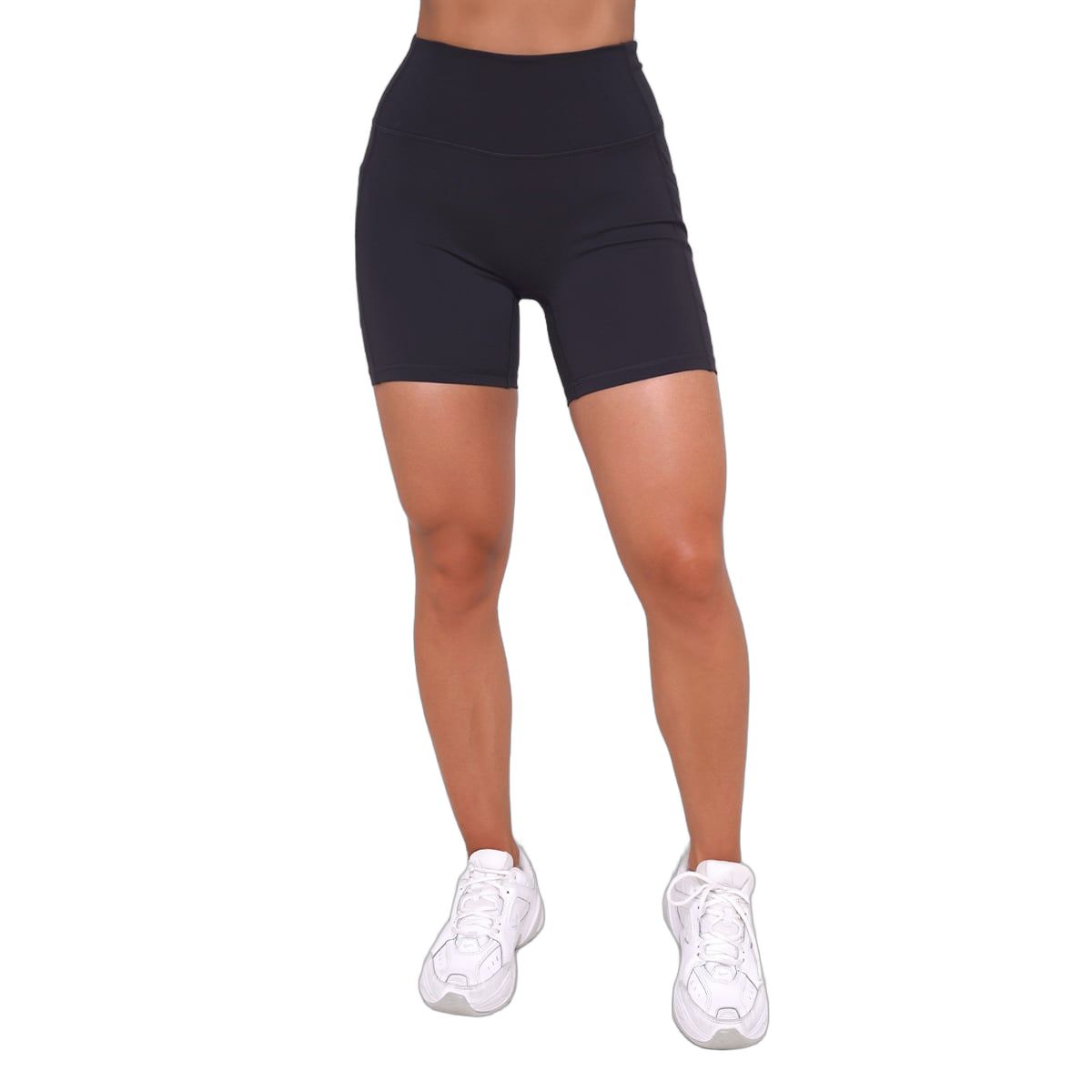 GymBeam Shorts Damen Ignite slim mit Gummizug und Taschen in Schwarz 1 St