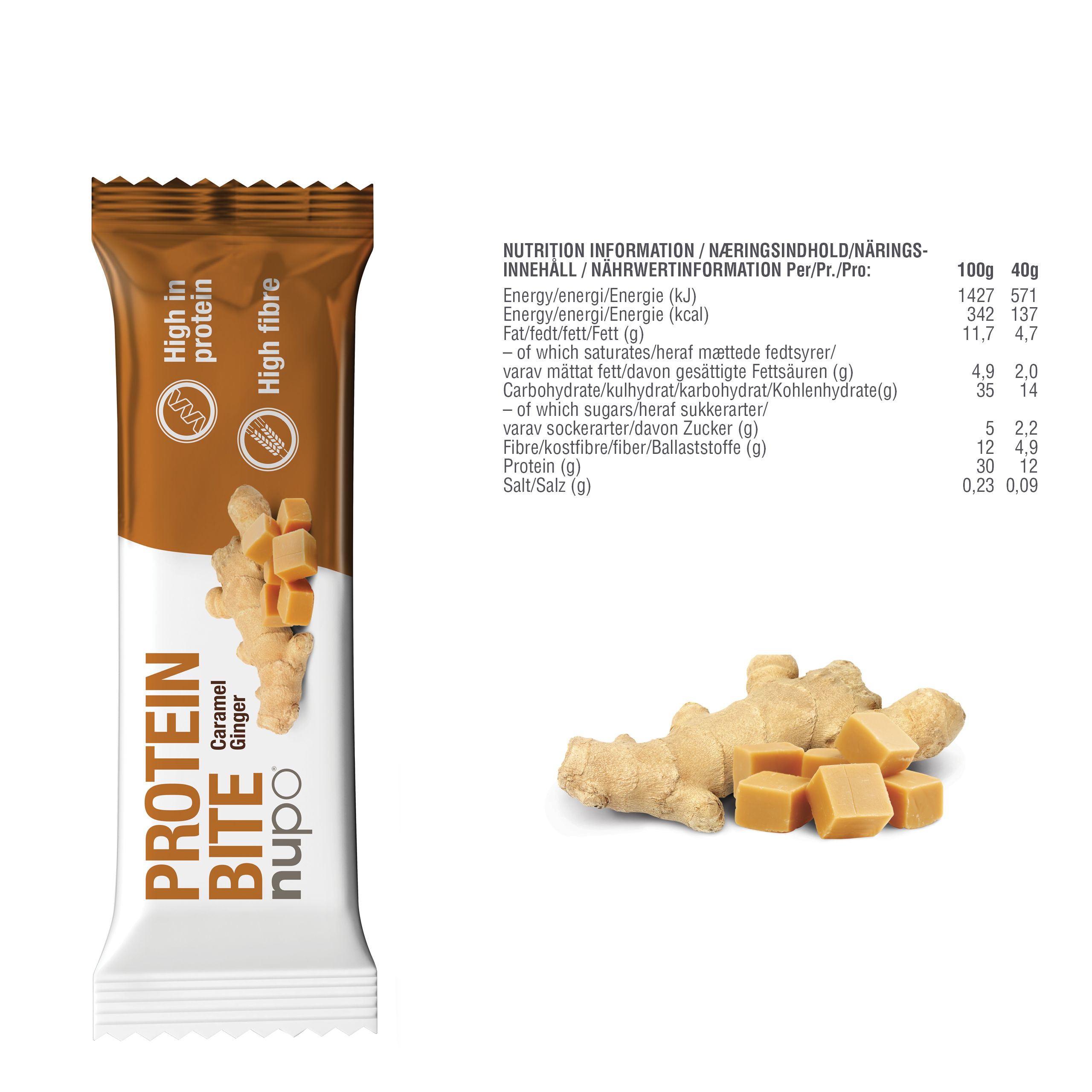 Protein Bite Caramel Ginger