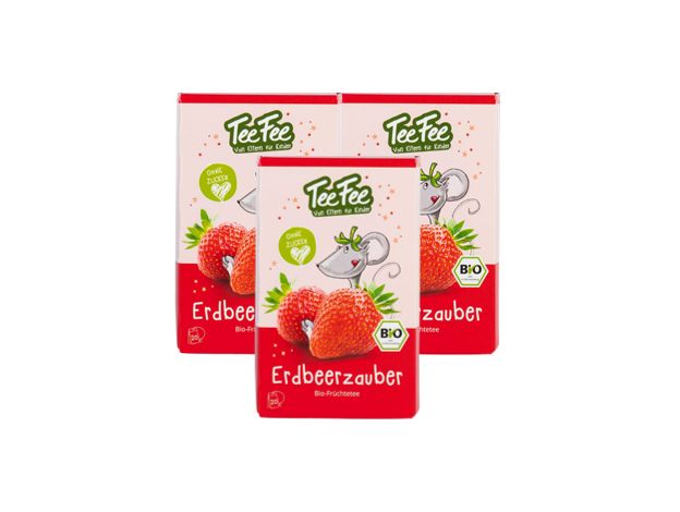 TeeFee - Erdbeerzauber Bio Früchtetee Kindertee