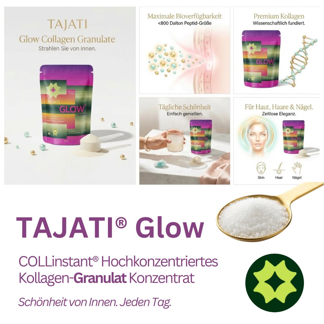 TAJATI® Glow Beauty Collagen – sichtbare Anti-Aging-Wirkung nach 6 Wochen