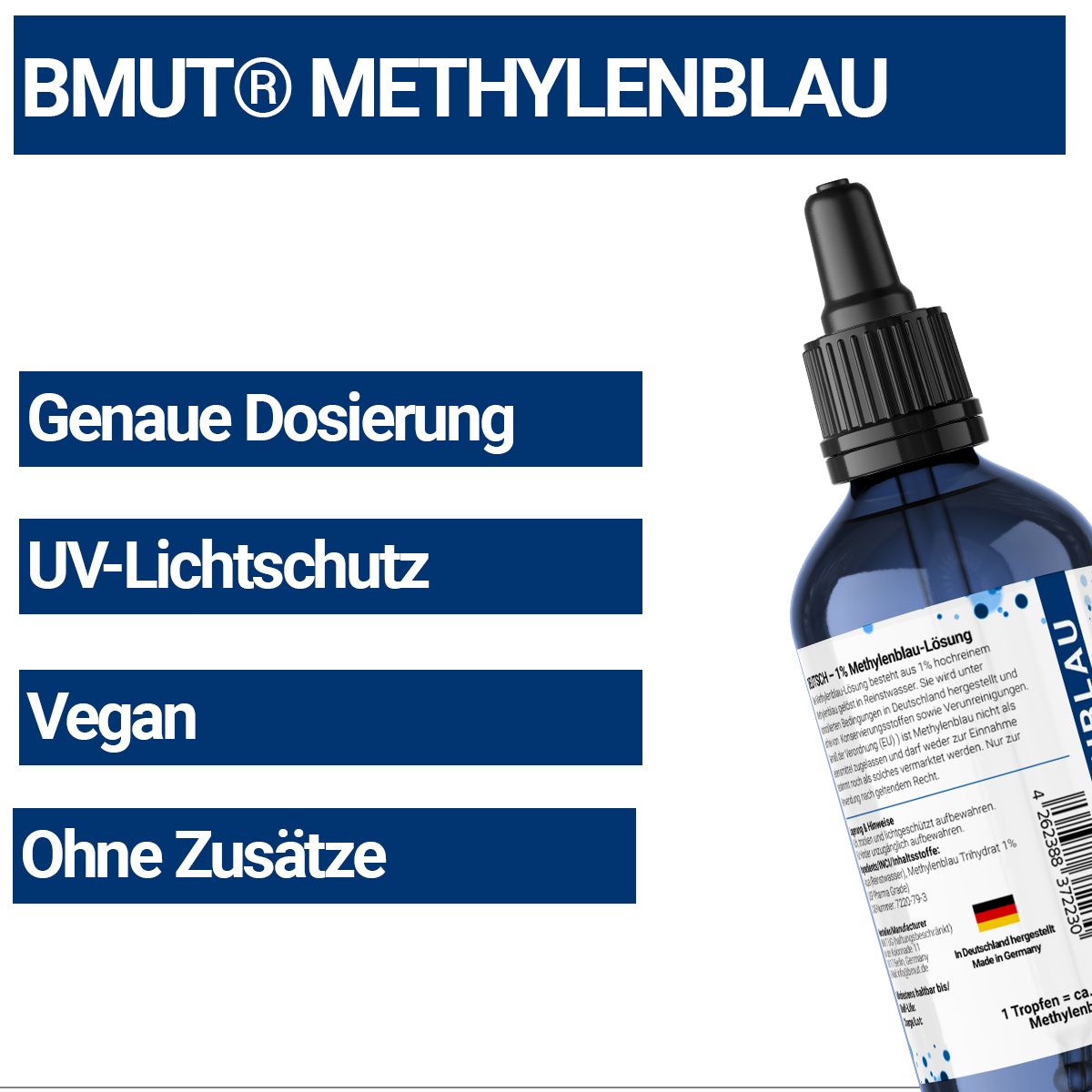 BMUT Methylenblau 1% Tropfen USP