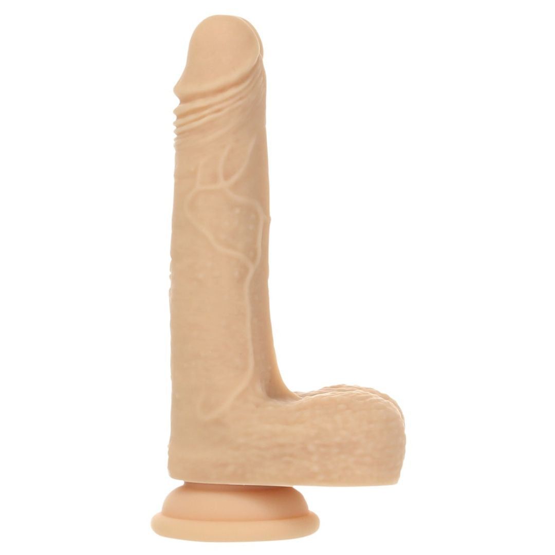 Naturvibrator „7,5" Rotating & Thrusting Vibrating“| Saugfuß, Strap-on kompatibel| Naked Addiction