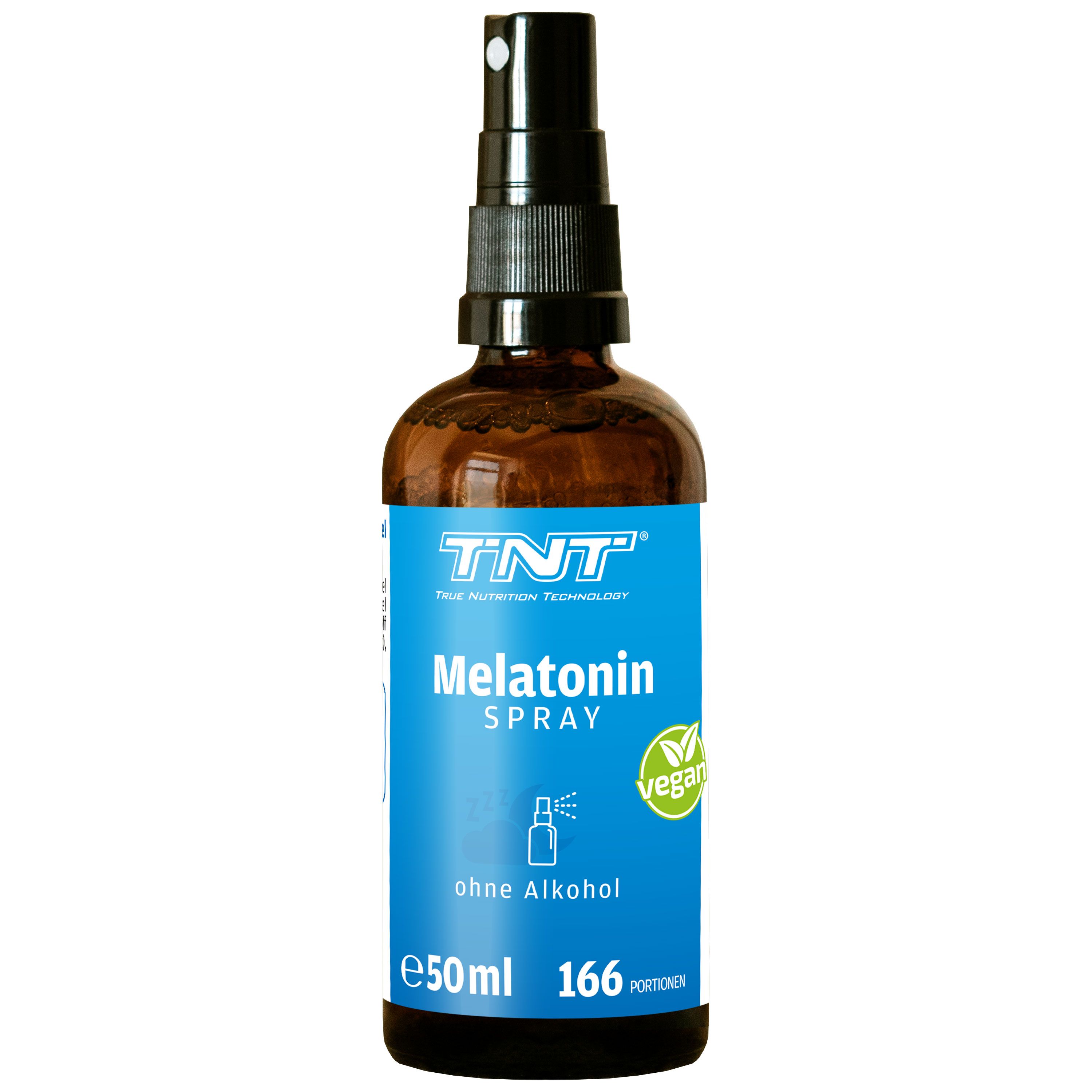 TNT Melatonin Spray - als praktische Einschlafhilfe 50 ml Flüssigkeit