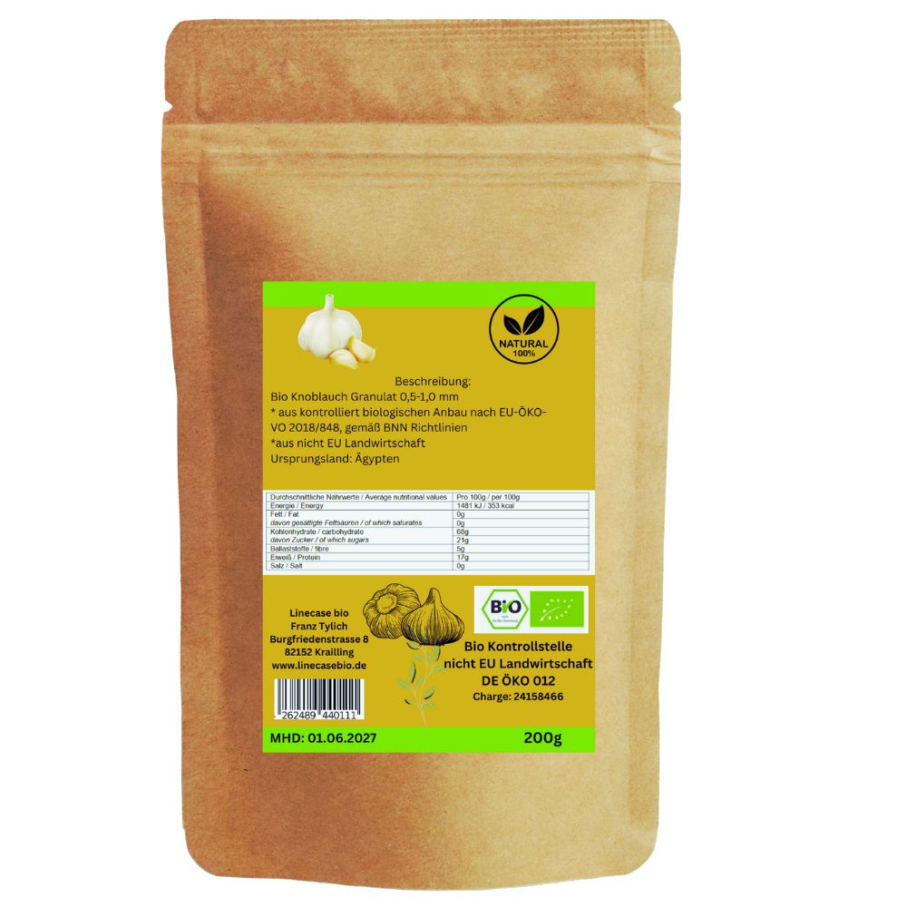 Linecase Bio Knoblauch Granulat