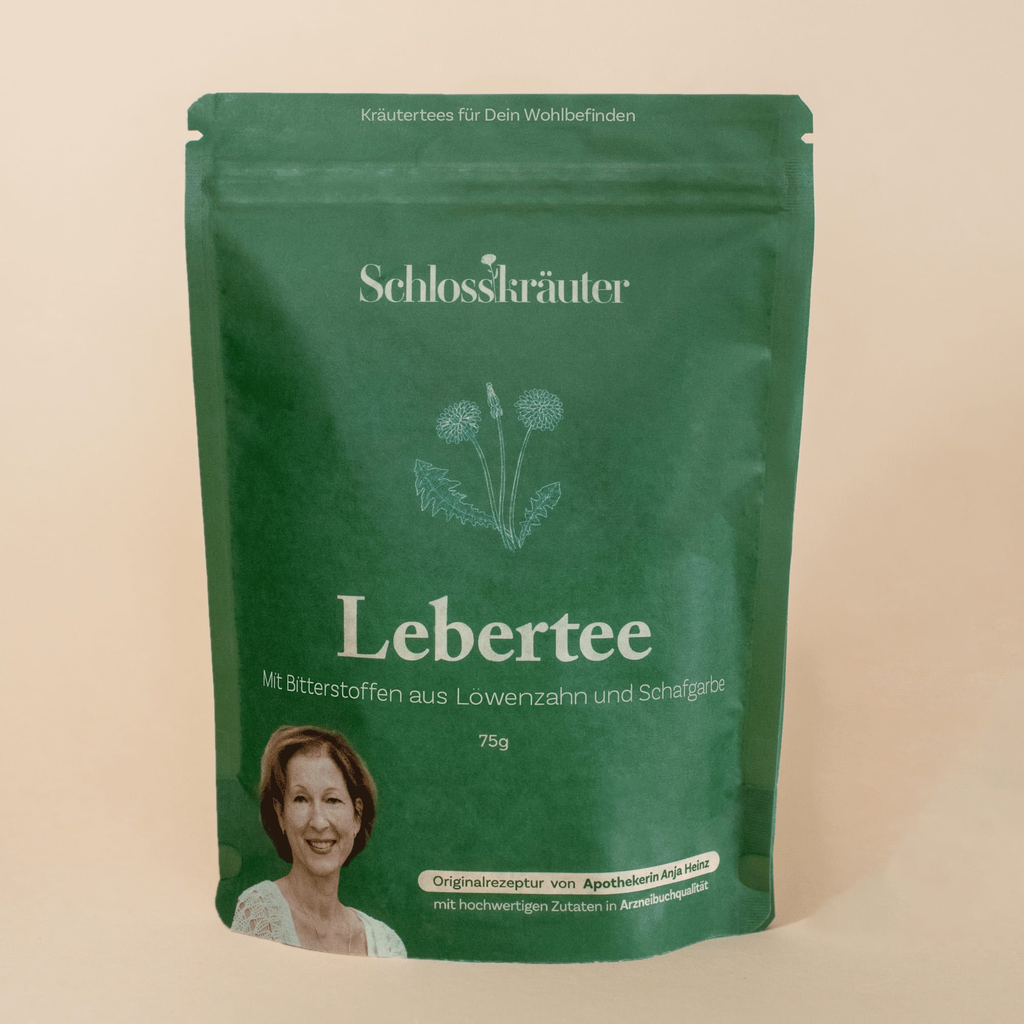 Schlosskräuter Lebertee mit Löwenzahn & Schafgarbe | Leber und Galle Tee | 100% natürliche Zutaten