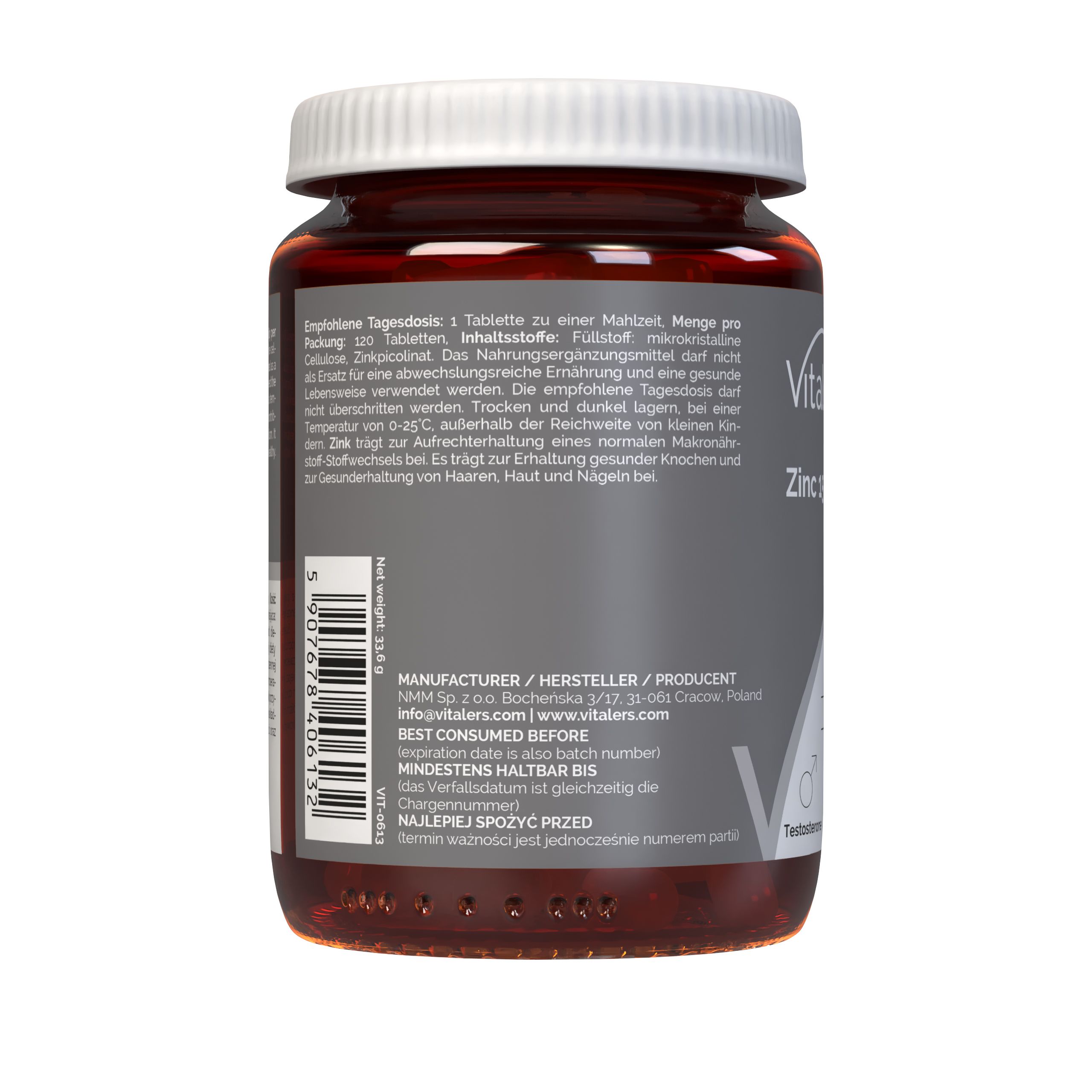 Vitaler’s Zink 15 mg