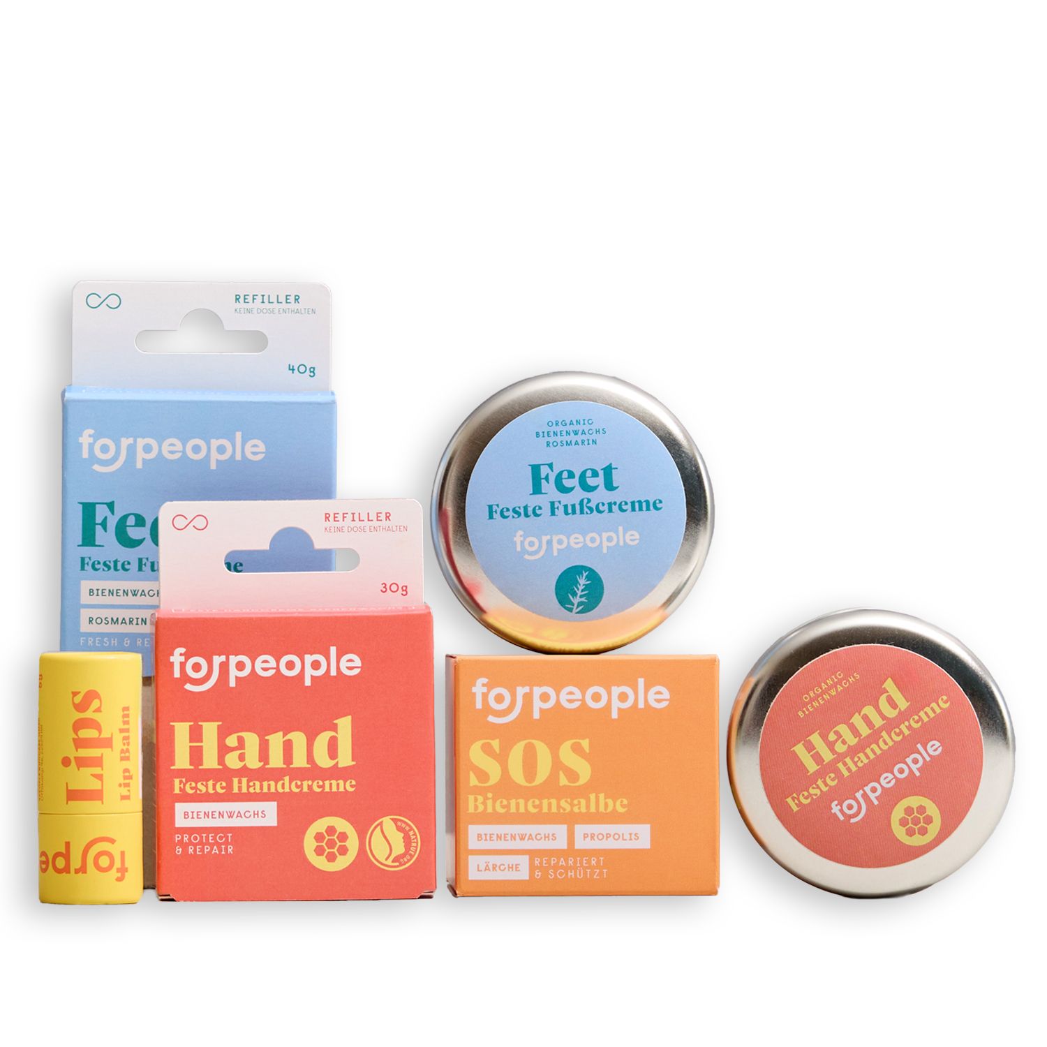 forpeople - Bienenwachs Pflege Set mit Propolis