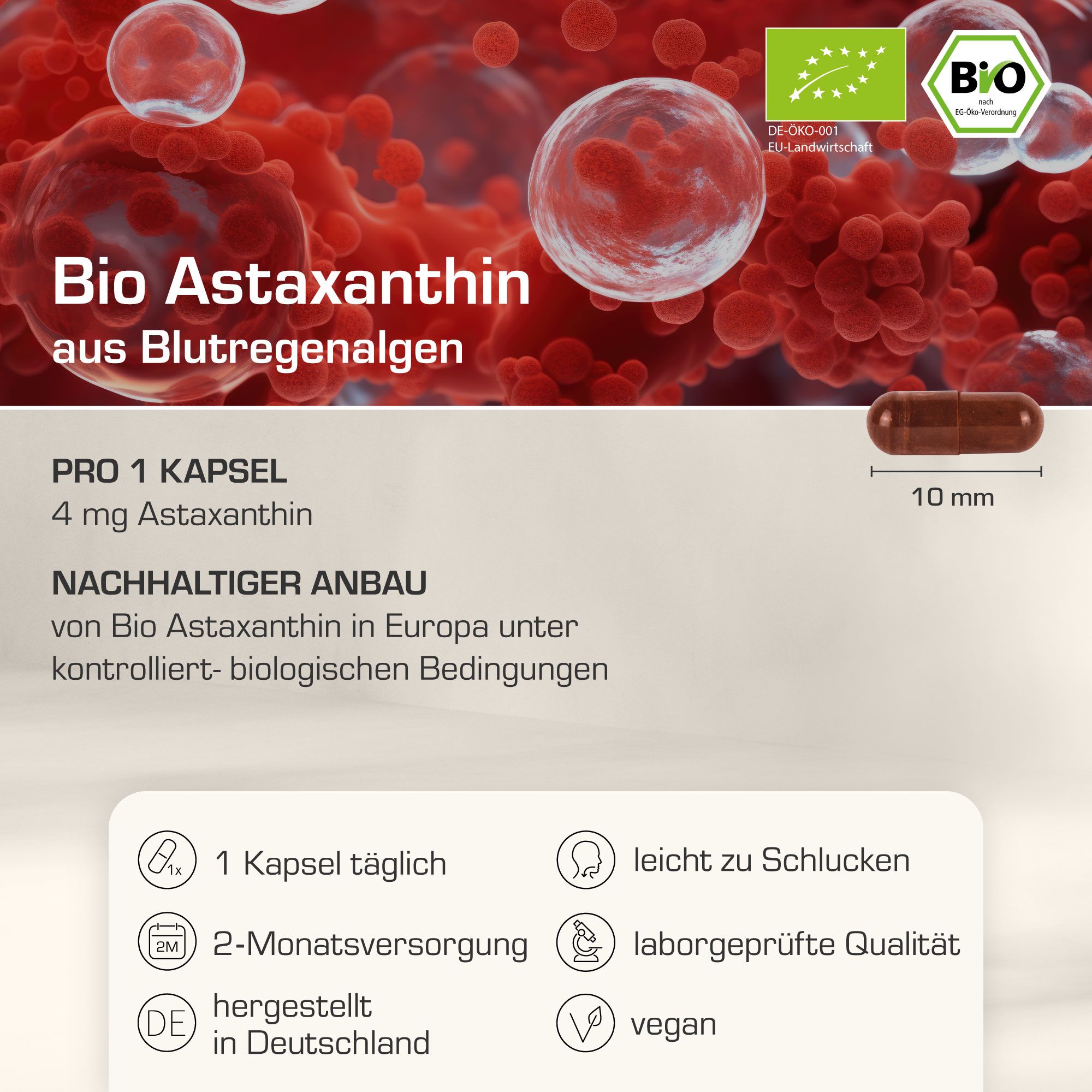 Purabyo Bio Astaxanthin Kapseln