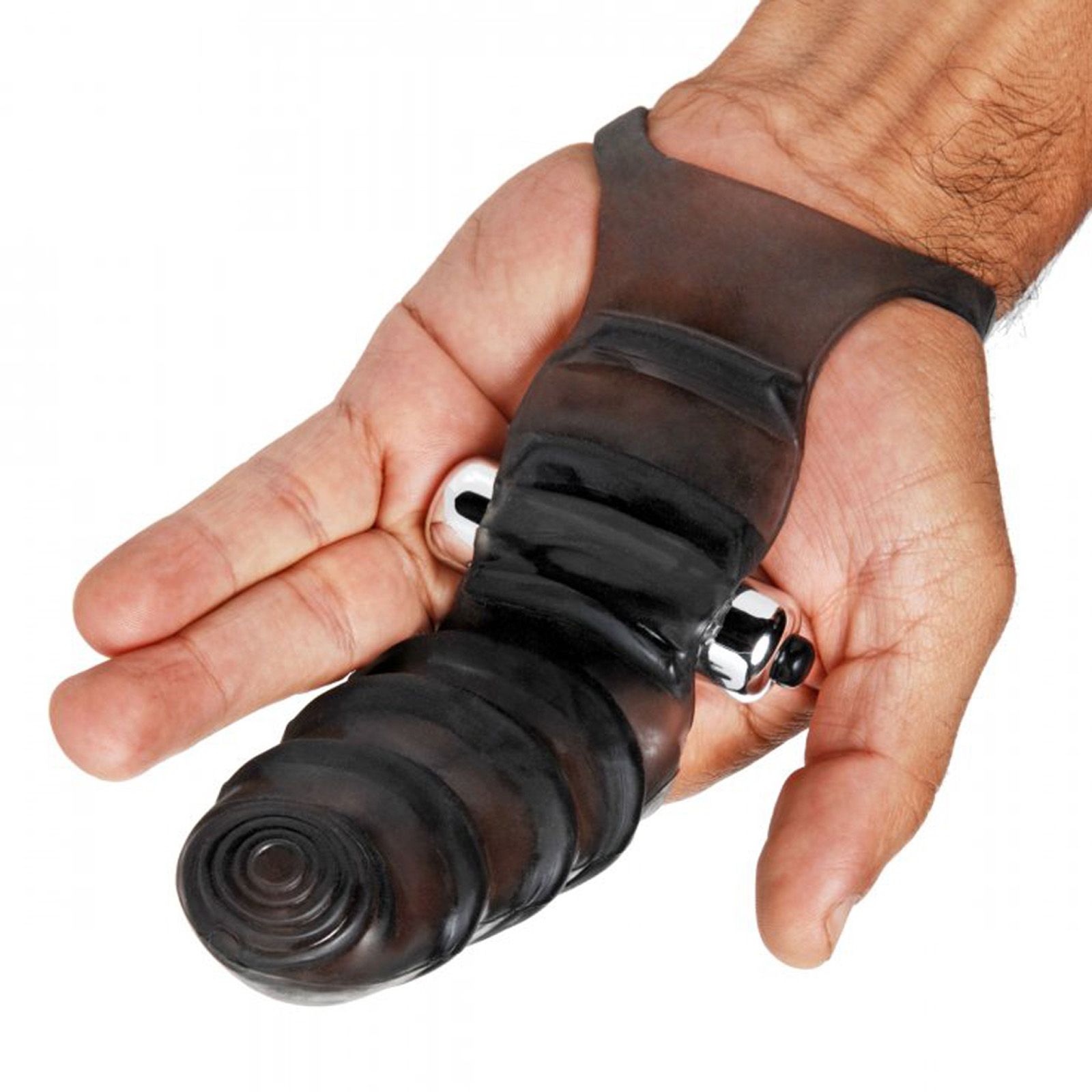 Masterseries - Fingervibrator Vibrator für Klitoris und G-Punkt Schwarz aus Silikon