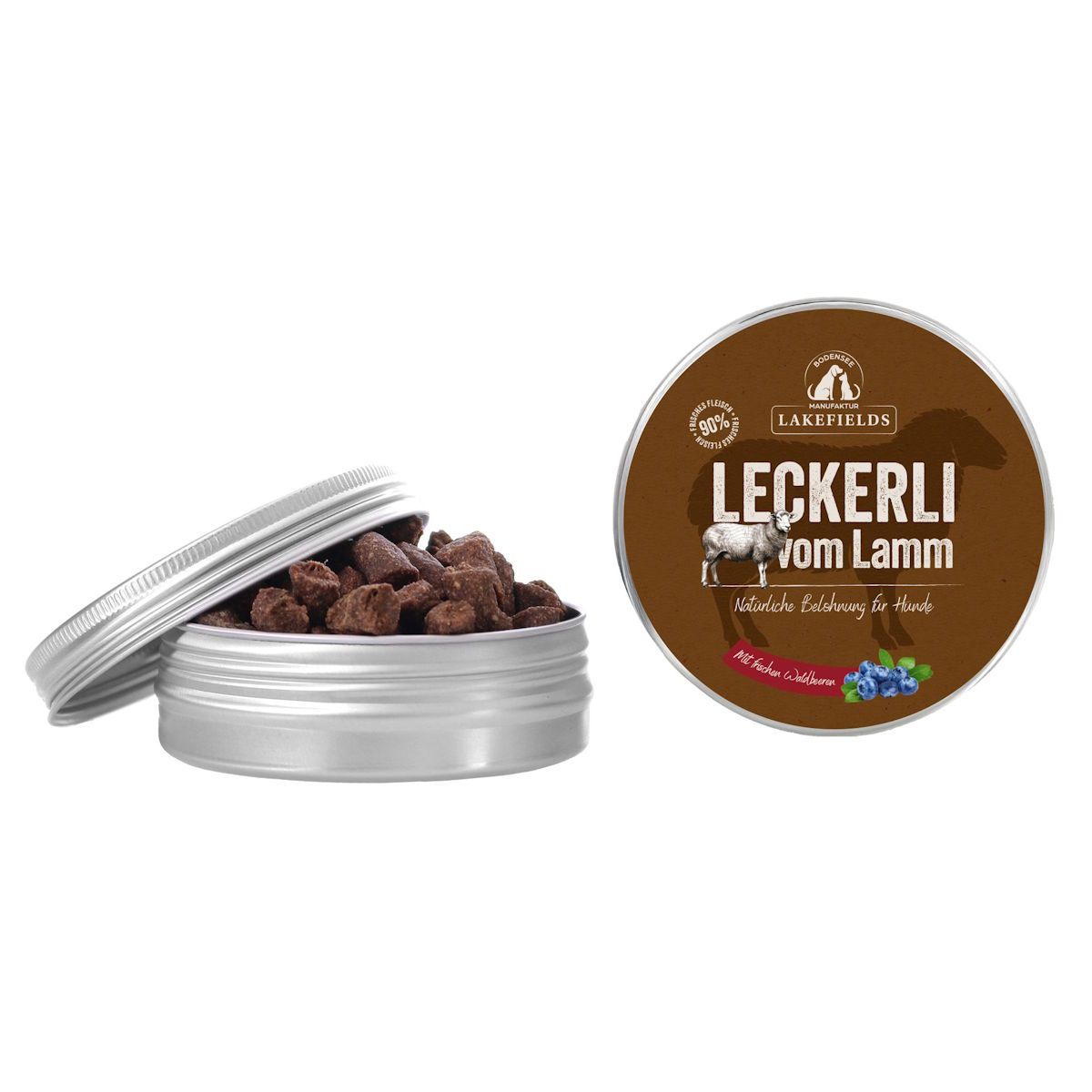 Lakefields - Leckerli Trockenfleisch vom Weidelamm 50 g