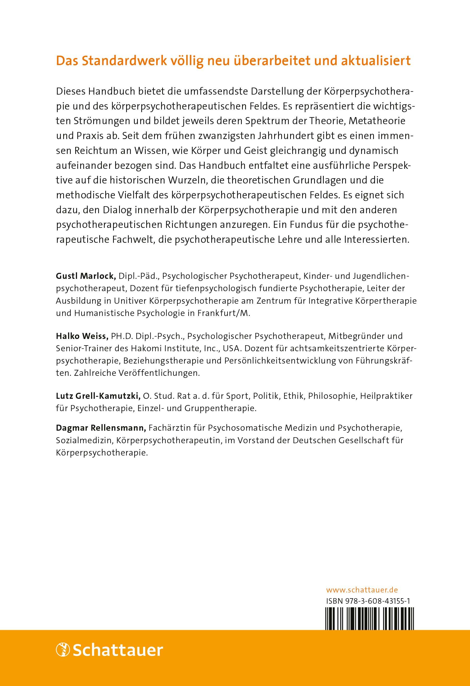 Handbuch Körperpsychotherapie (2. Auflage)