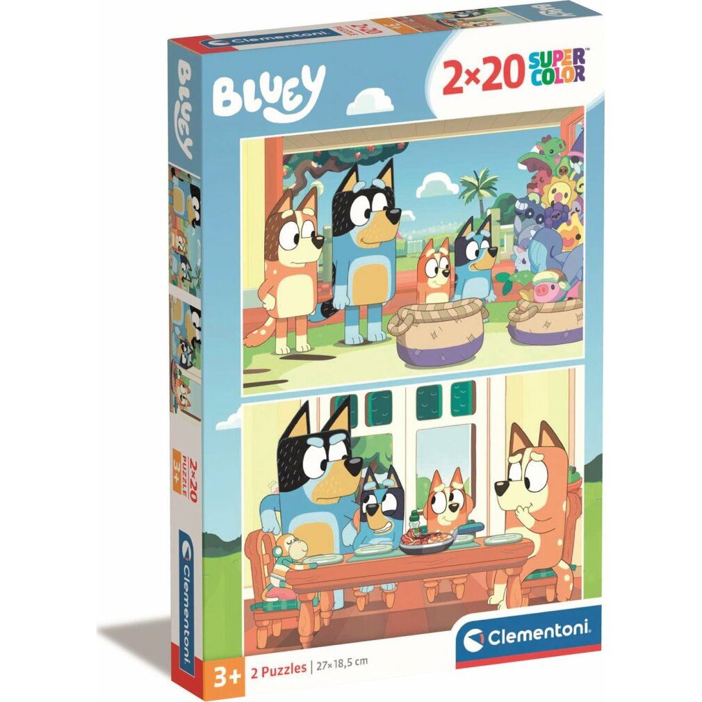 Bluey Puzzle 2x20Stück