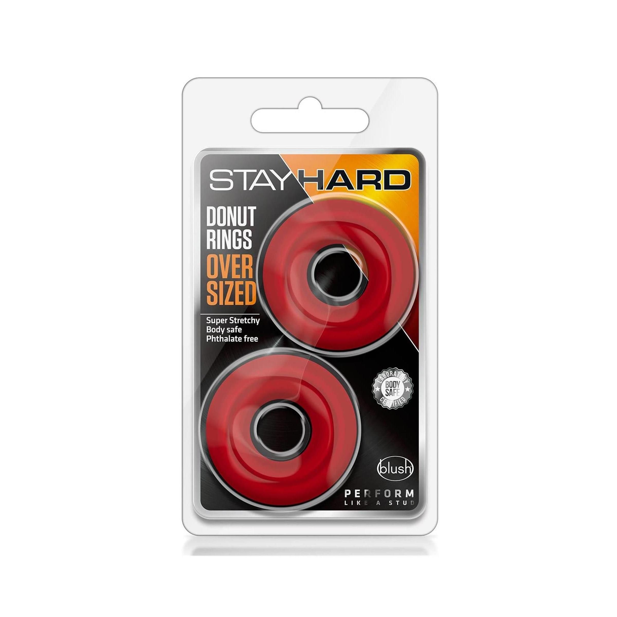 Blush - STAY HARD DONUT RINGS OVERSIZED