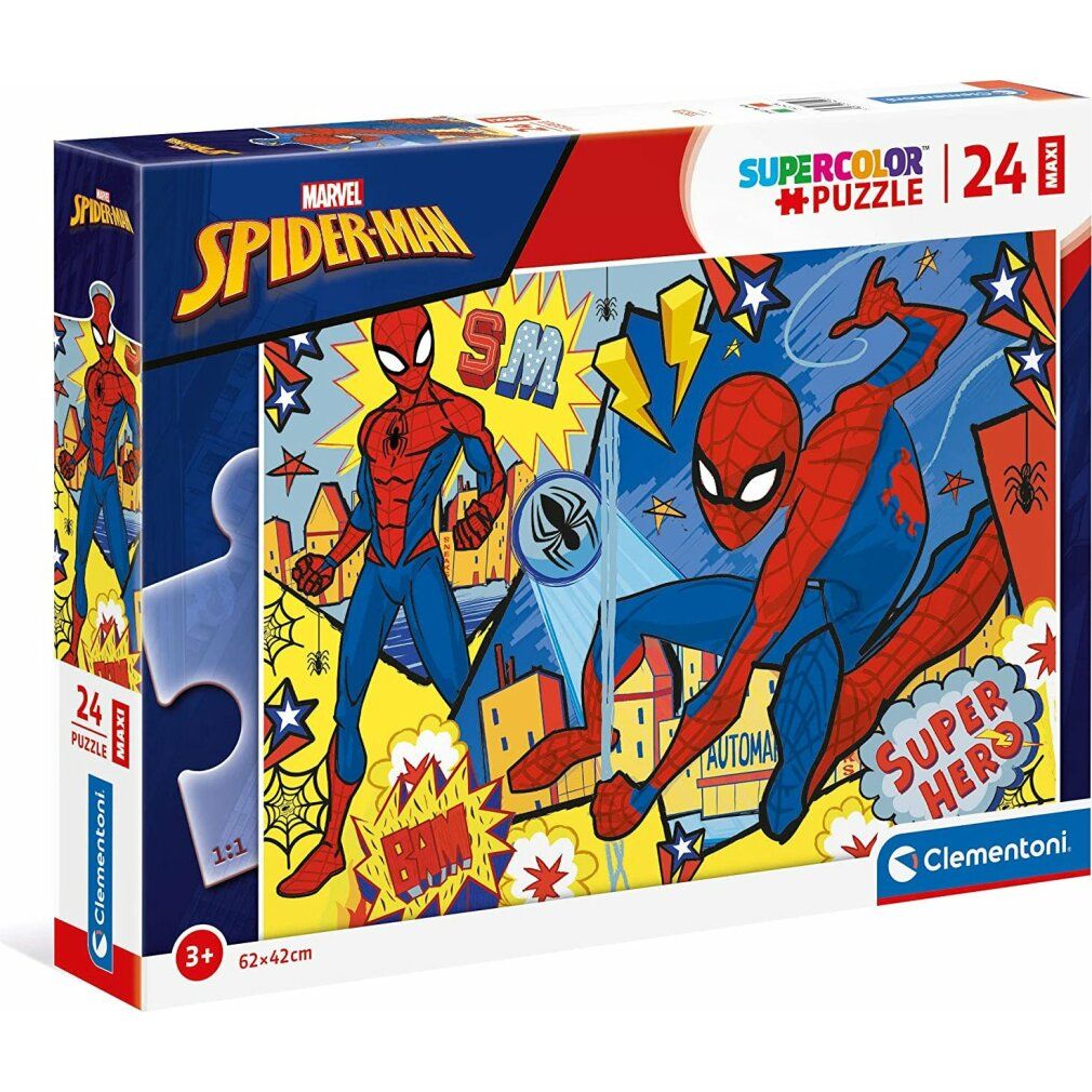 clementoni Puzzle Spiderman: Super Hero maxi 24 Teile