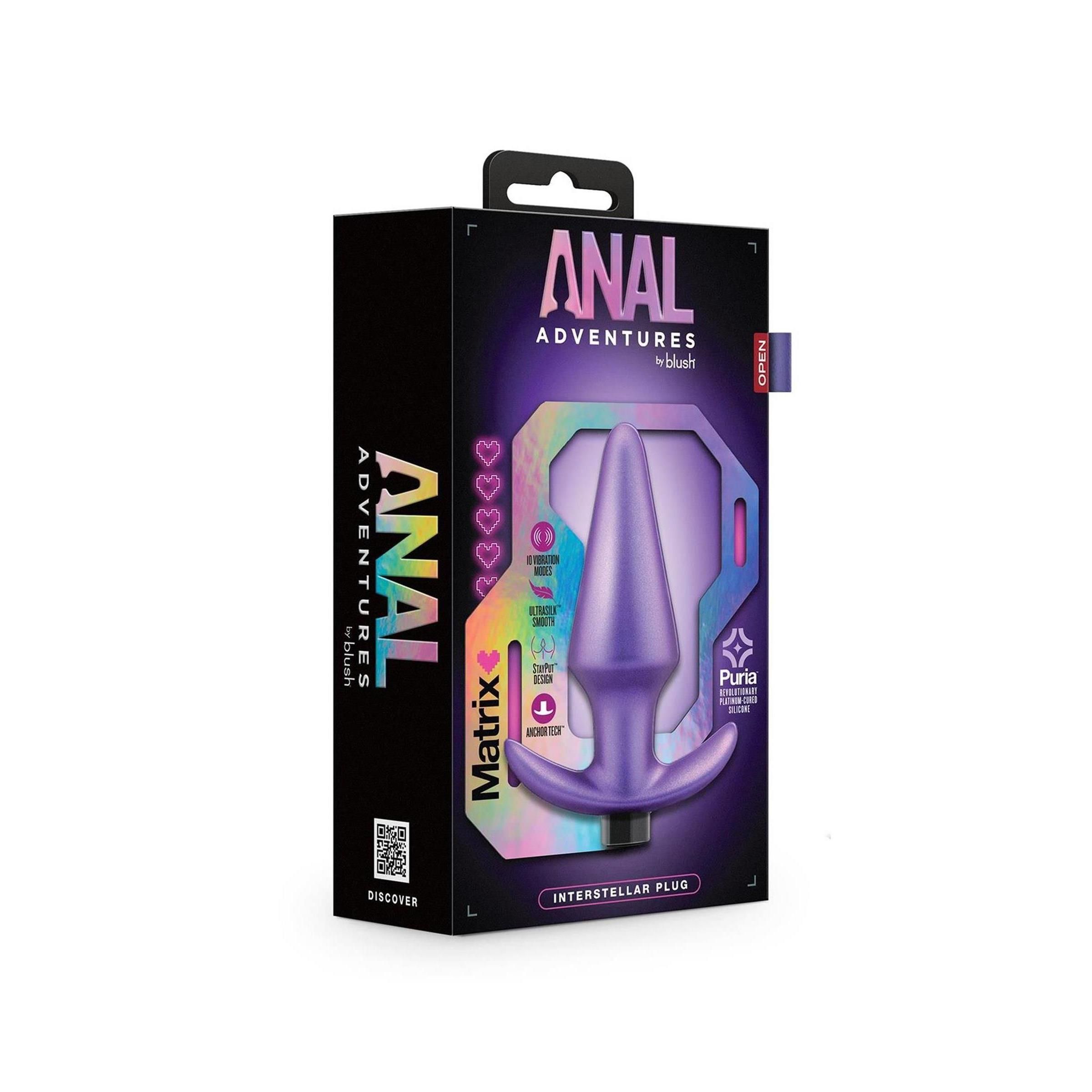 Blush - ANAL ADVENTURES MATRIX INTERSTELLAR Plug ASTRO VIOLET