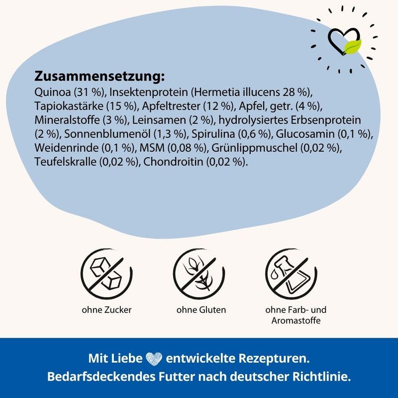 BugBell Trockenfutter BonePower - Knochen & Gelenke