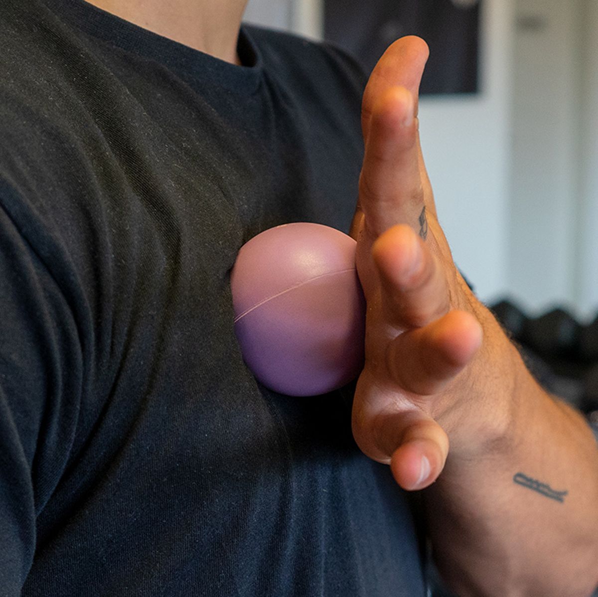 Massageball aus Ebonit O 6cm