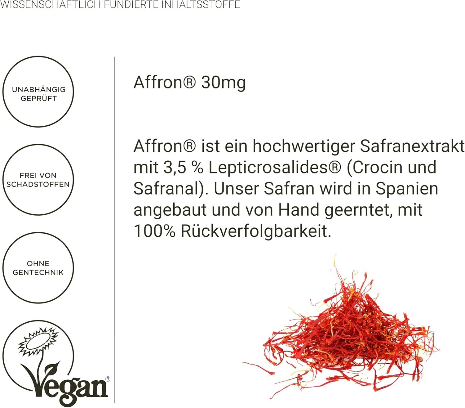 Nullure Spanischer Safran Affron®