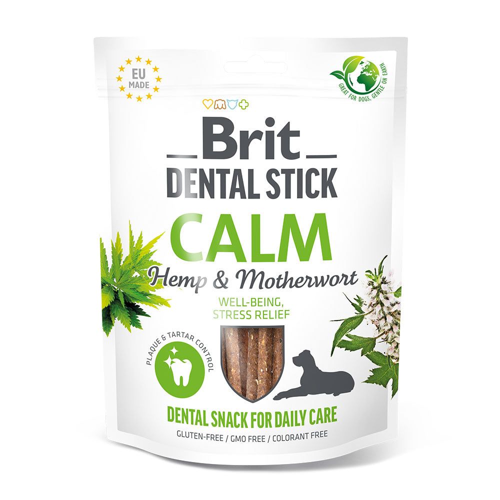 Brit Care Dog - Dental Stick - Calm - with Hemp & Motherwort