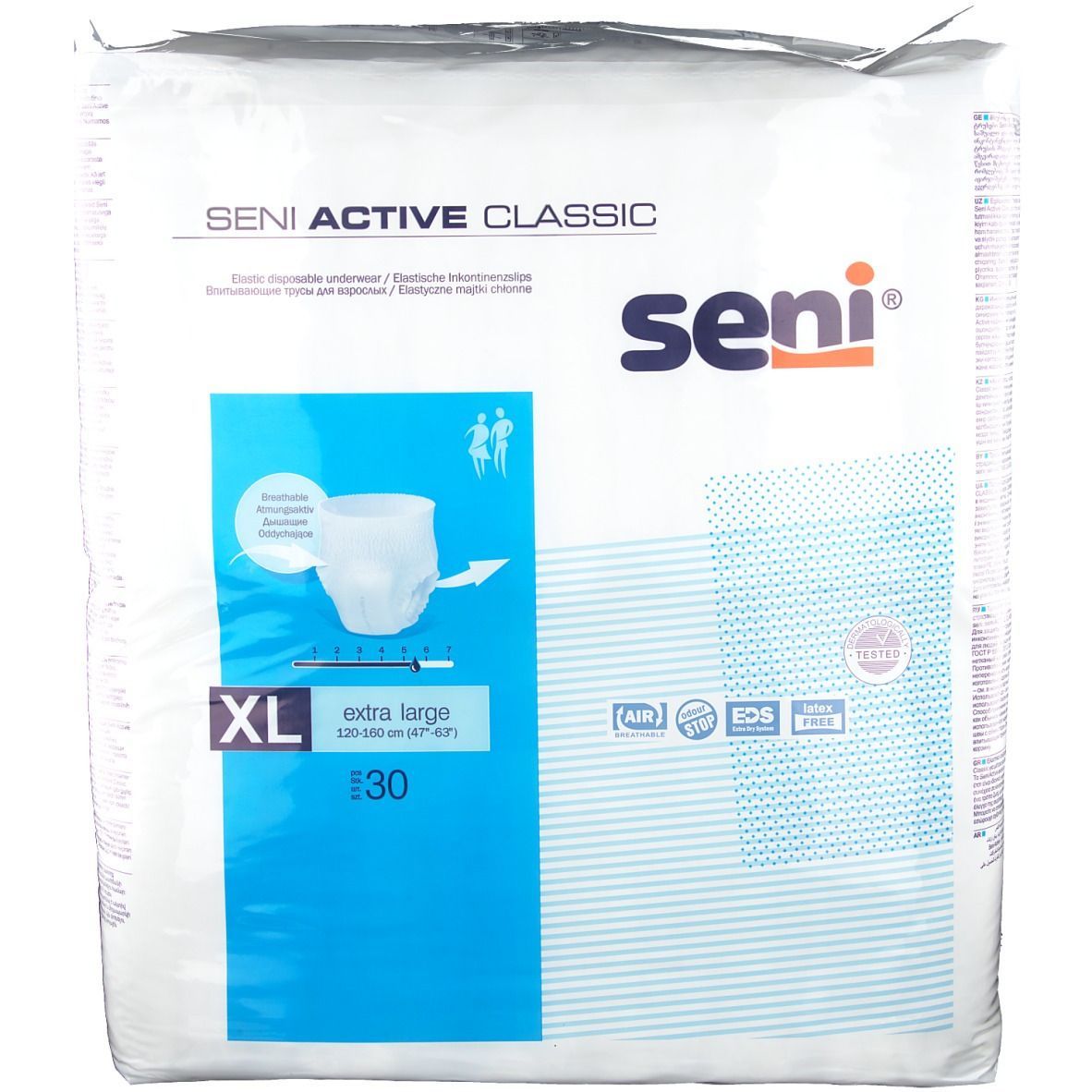 Seni Active Classic Inkontinenzslip Einmal XL 2x30 St